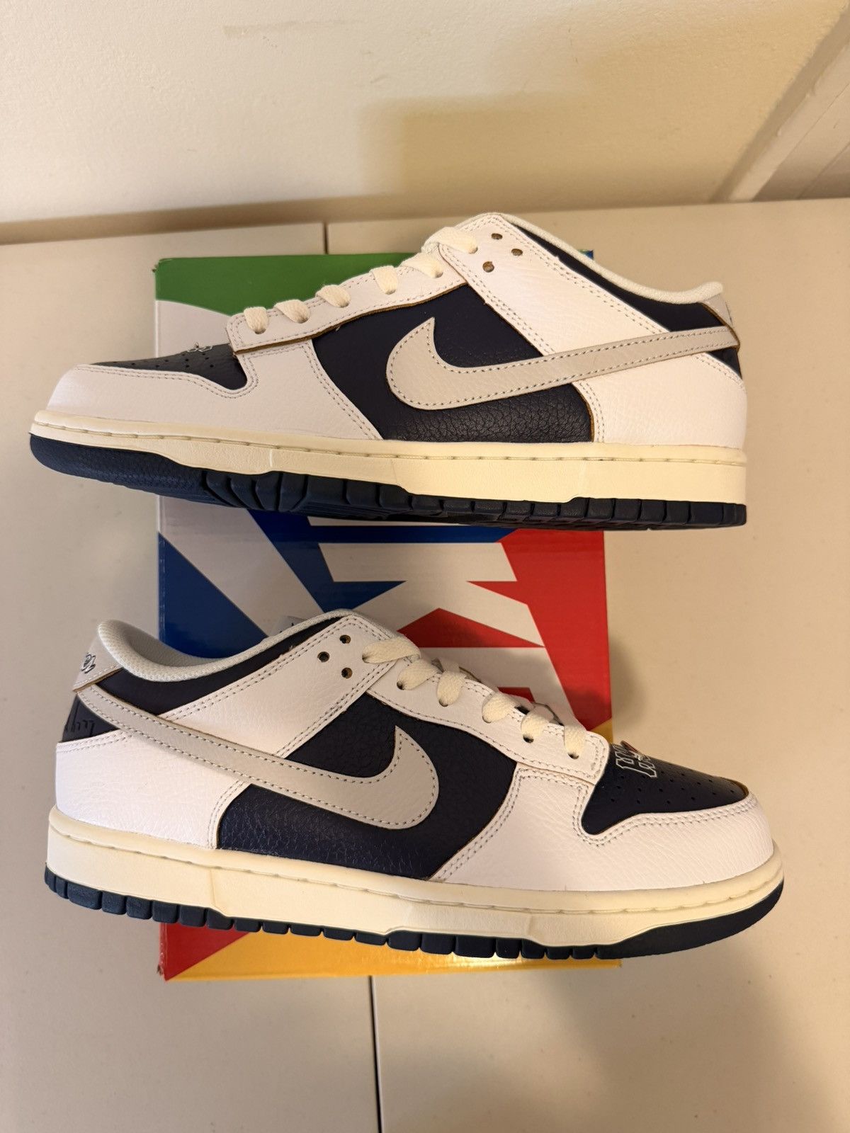 Huf × Nike Nike SB Dunk Low HUF New York City White/Navy Blue sz 8.5 M Size US 8.5 / EU 41-42 - 1 Thumbnail