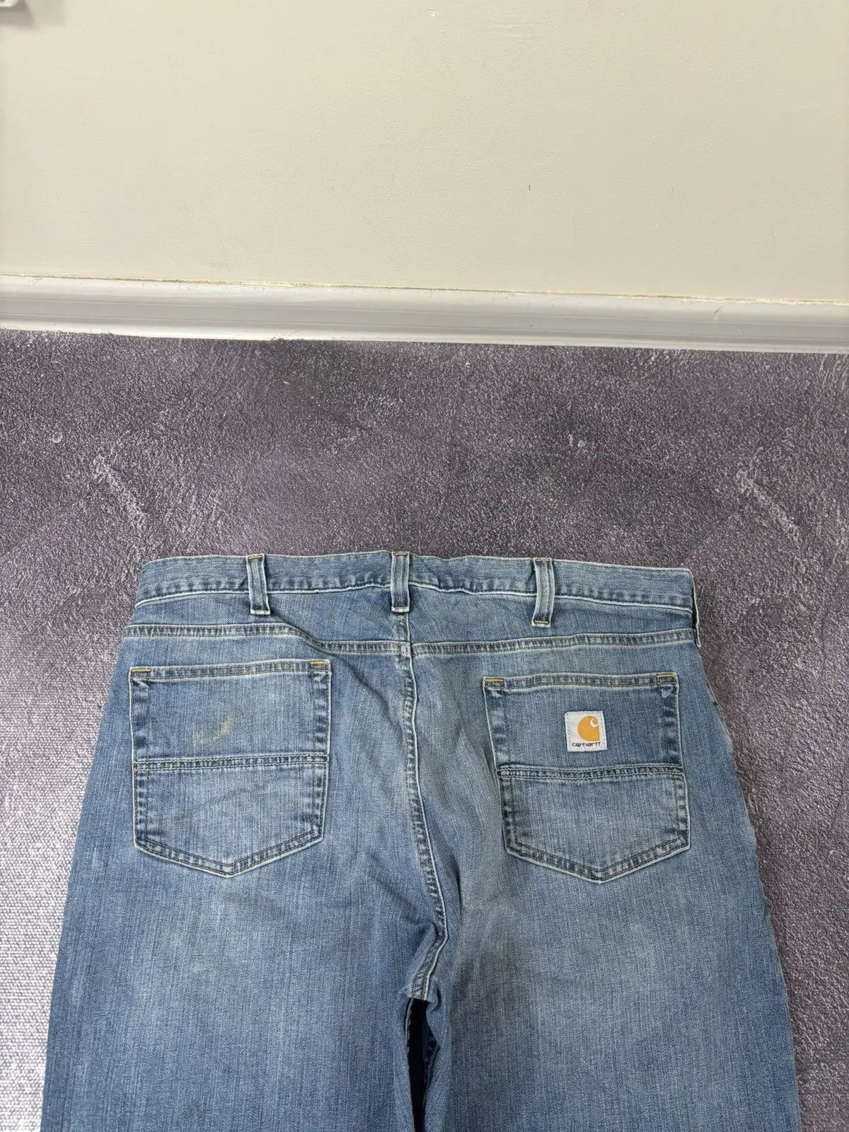 Carhartt × Vintage Vintage Carhartt Rugged Flex Denim Relaxed Fit Hype Jeans Size US 38 / EU 54 - 5 Thumbnail