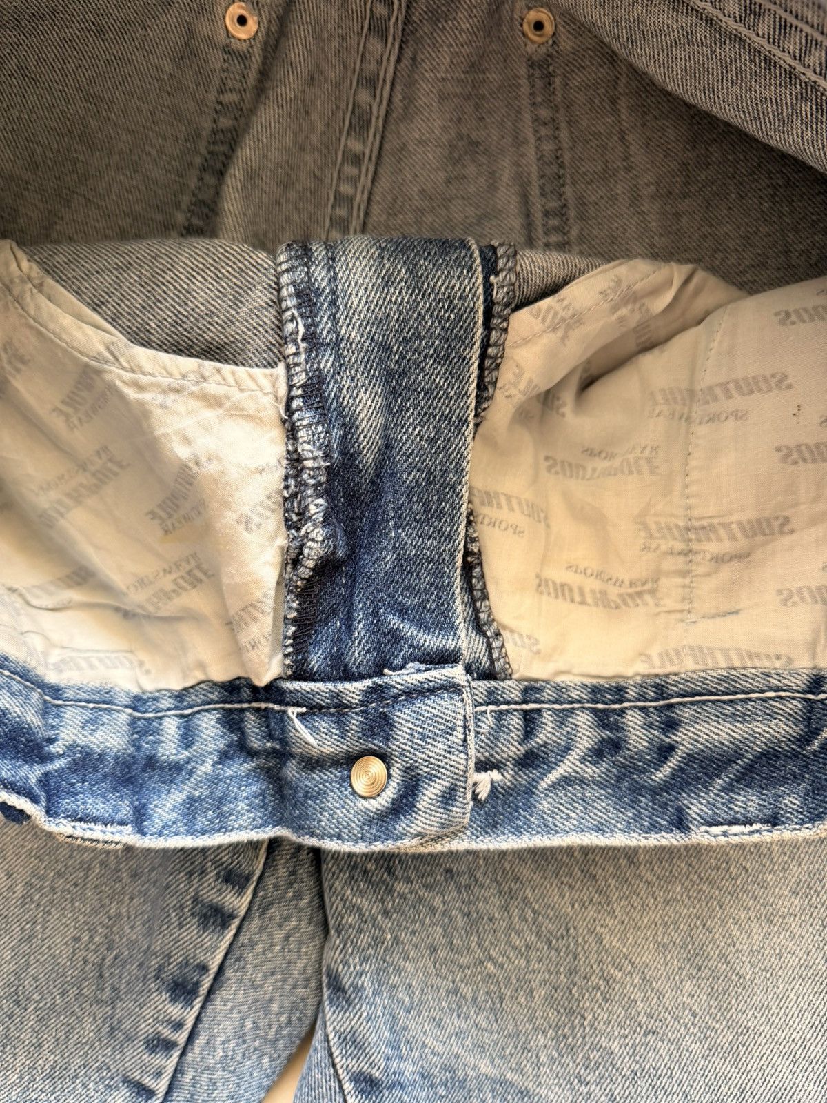 Southpole Vintage Southpole Embroidered Pocket Jeans Size US 33 - 10 Thumbnail