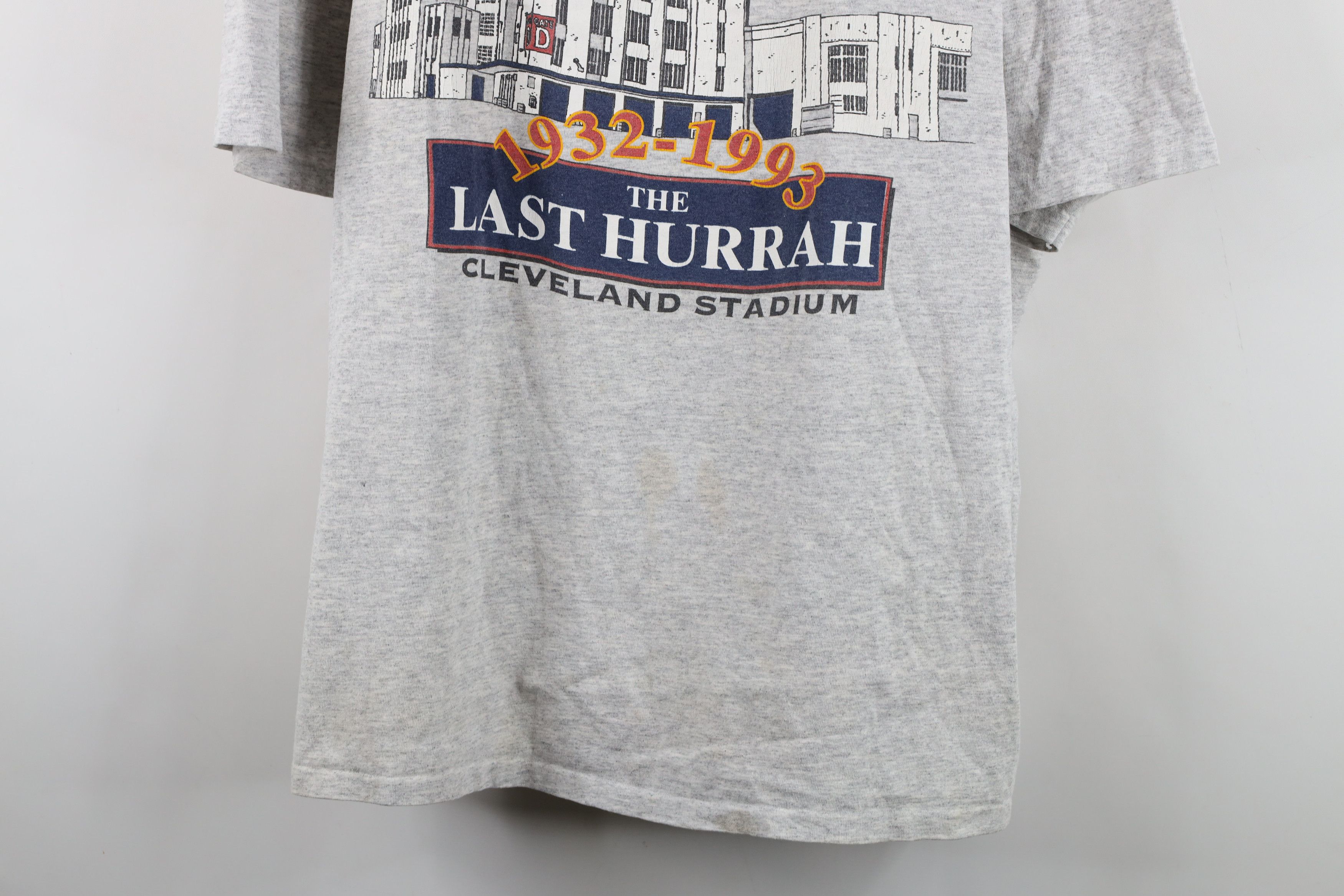 Vintage Vintage 90s Indians Baseball Last Hurrah Stadium T-Shirt USA Size US XL / EU 56 / 4 - 3 Thumbnail