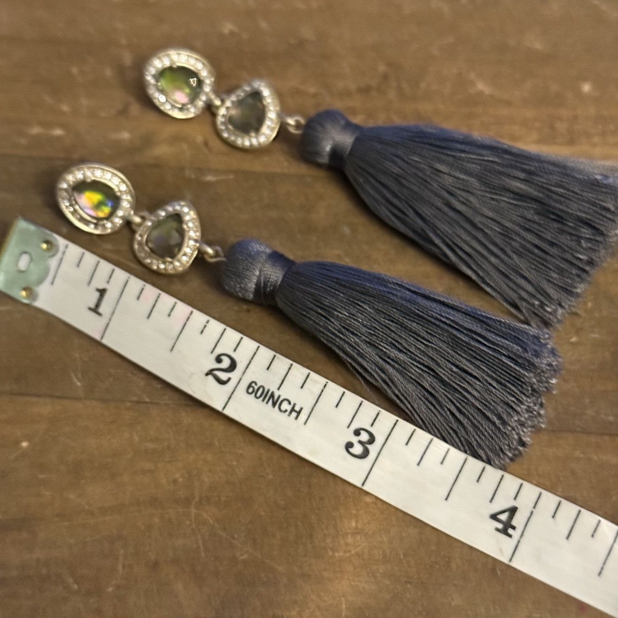 Other Laborite gray tassel dangle earrings Size ONE SIZE - 5 Thumbnail