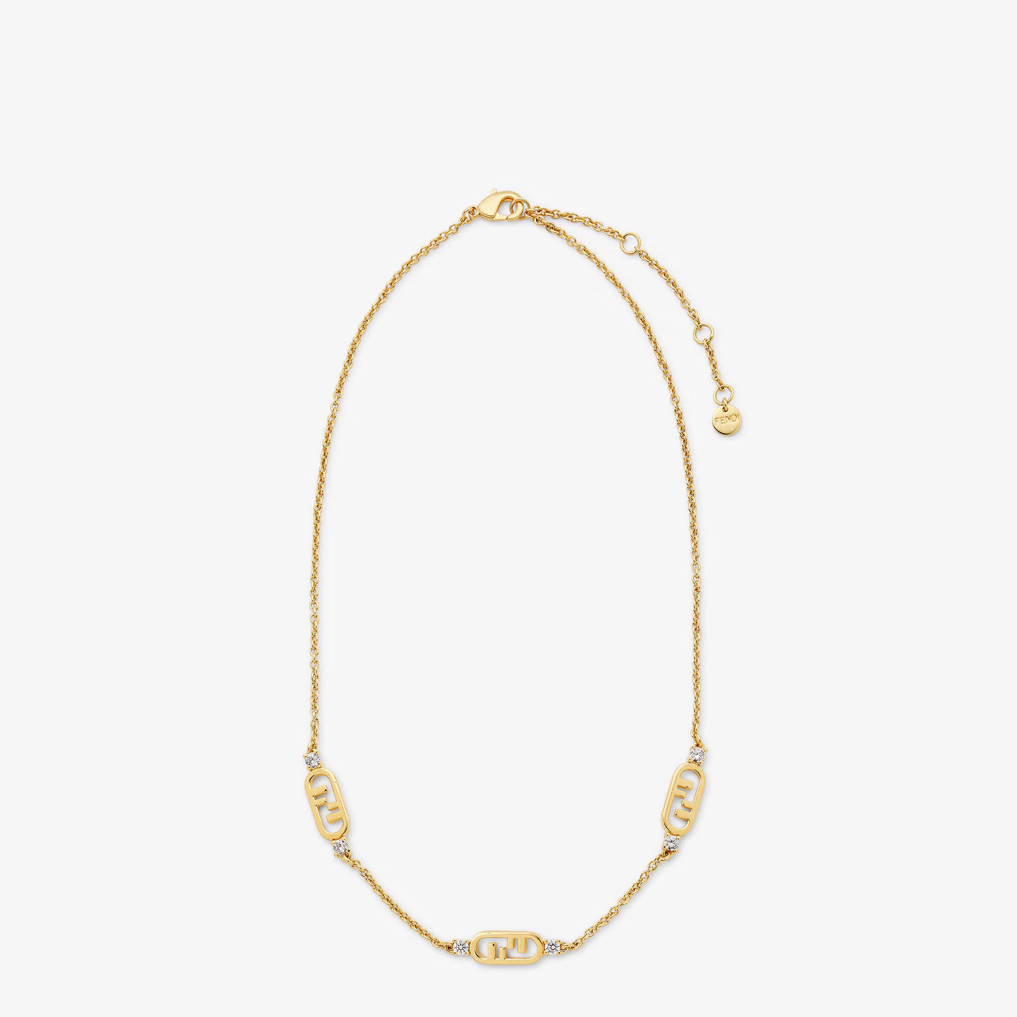 Fendi o1loc1c1225 Size: OS/Necklace in Golden Size ONE SIZE - 1 Thumbnail