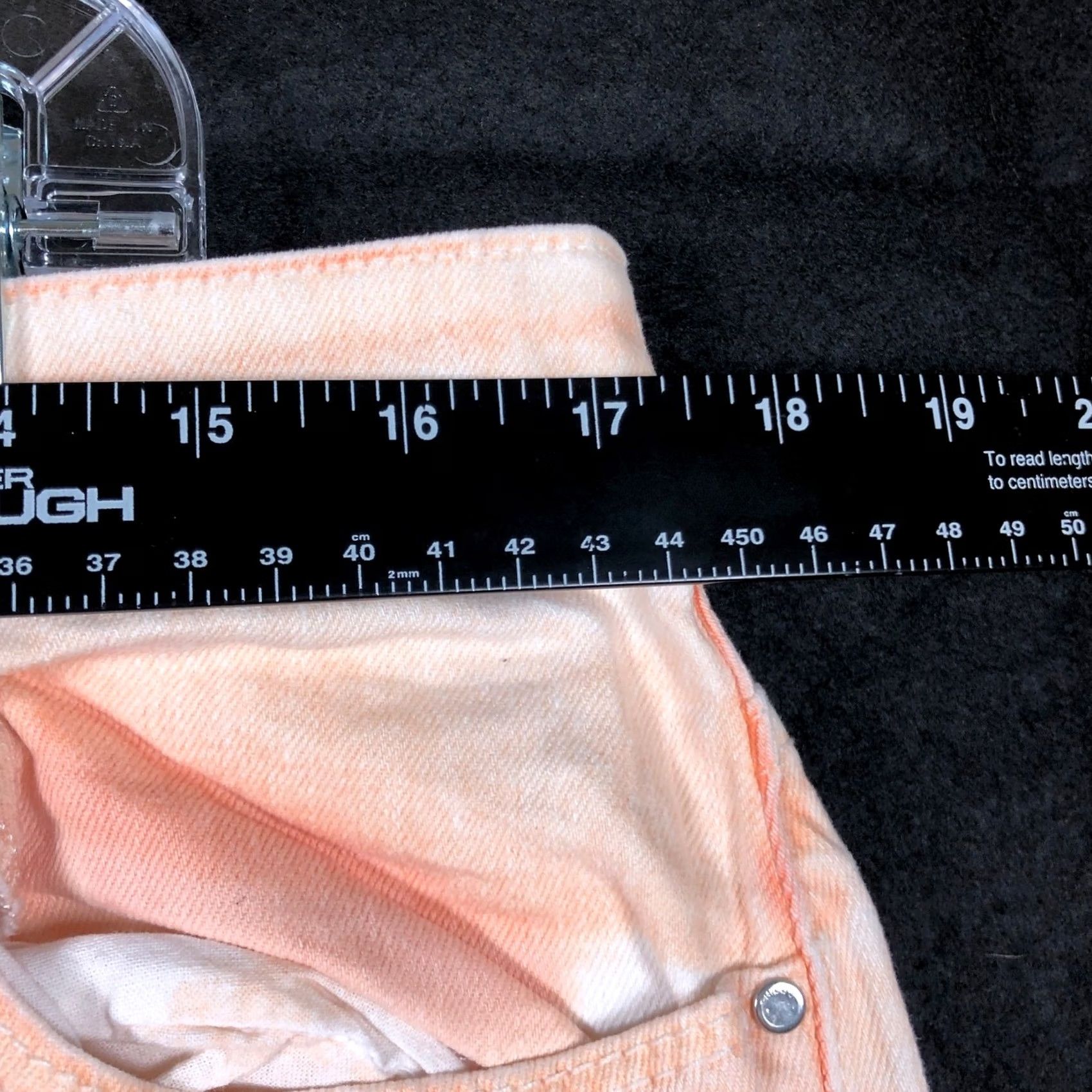 Vintage Chicos Womens Jeans Regular Stretch Platinum Peach High Rise Straight Leg 2 Jeans Womens Size 24" / US 00 / IT 34 - 6 Thumbnail