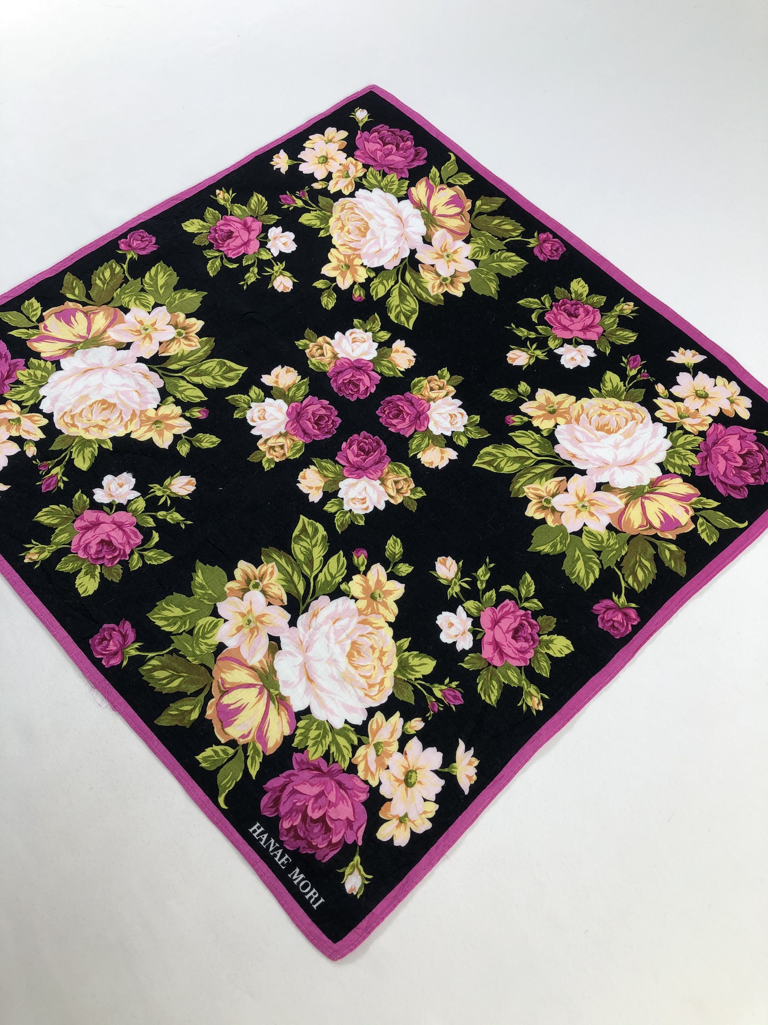 Hanae Mori × Japanese Brand × Vintage Hanae Mori Handkerchief / Bandana / Neckerchief Size ONE SIZE - 3 Thumbnail
