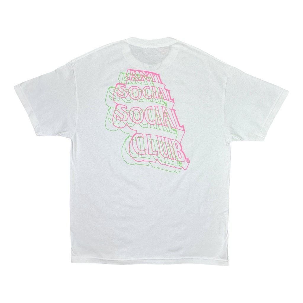 Anti Social Social Club Anti Social Social Club Neon Lights And A Lot of Rain Tee Size US XL / EU 56 / 4 - 2 Thumbnail