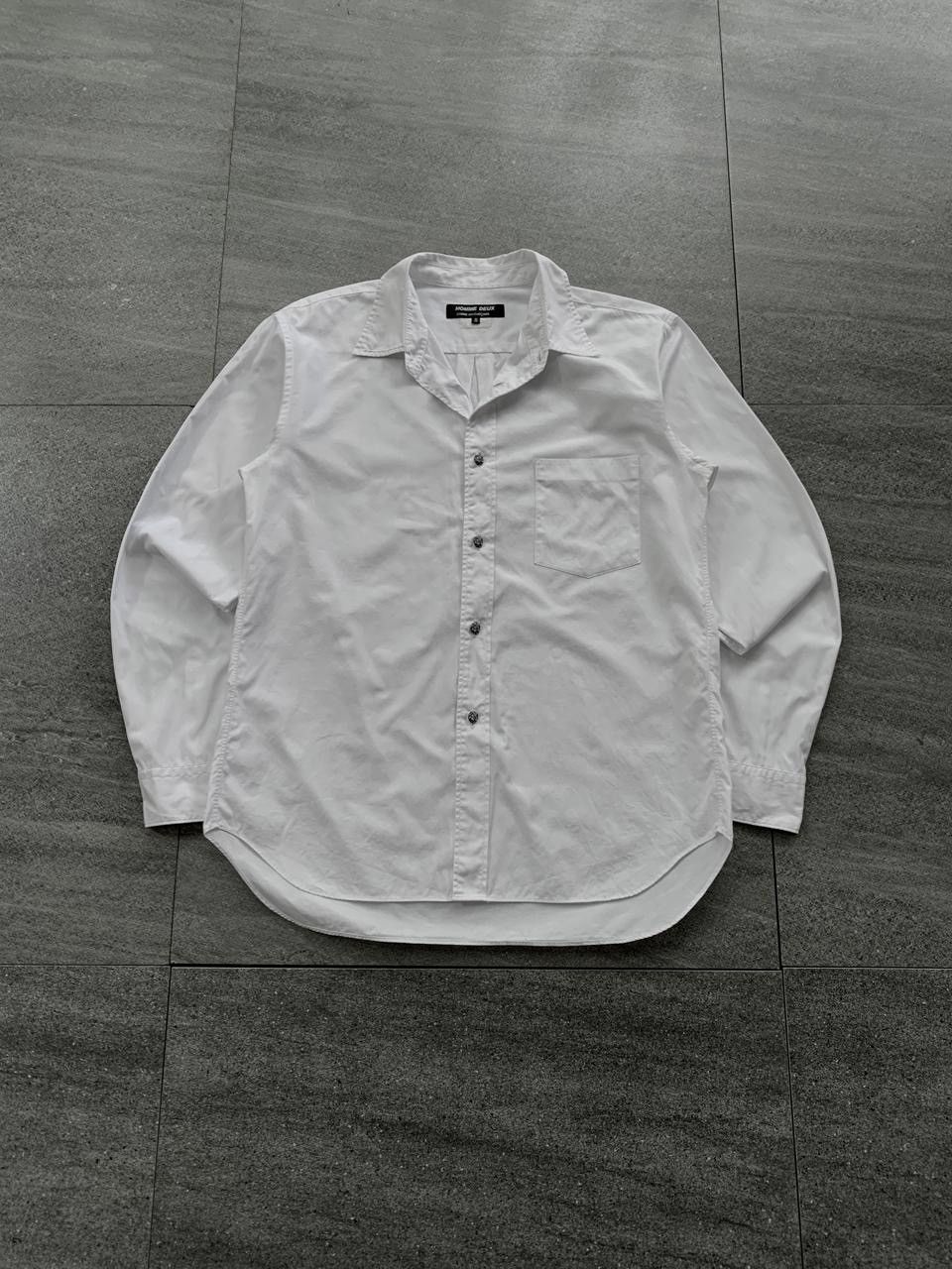 Comme des Garcons Homme Deux Fleur Silver buttoned Shirt Size US M / EU 48-50 / 2 - 1 Thumbnail