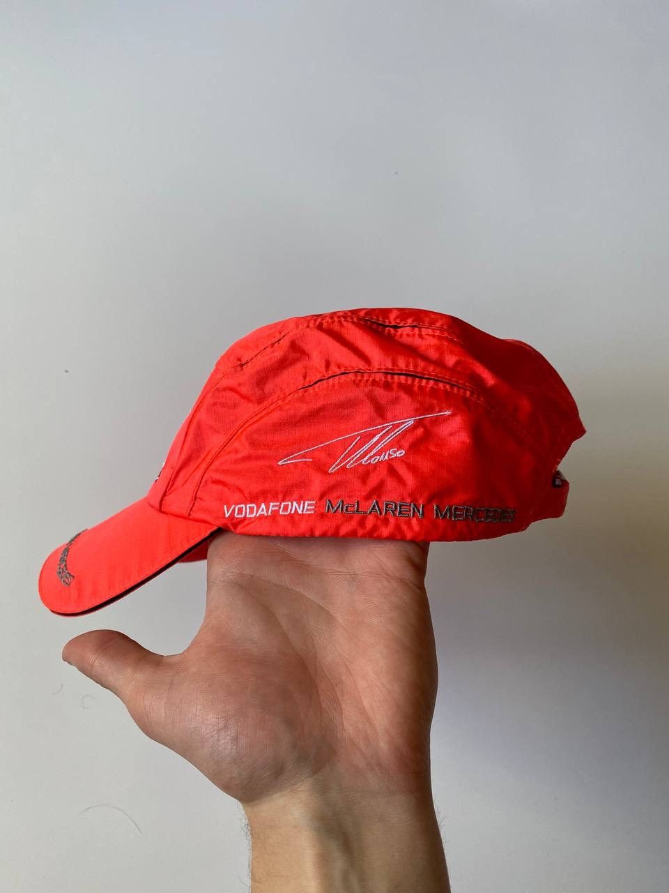 Malcolm McLaren Vintage Mercedes Benz McLaren Cap Formula 1 OS Size ONE SIZE - 2 Thumbnail