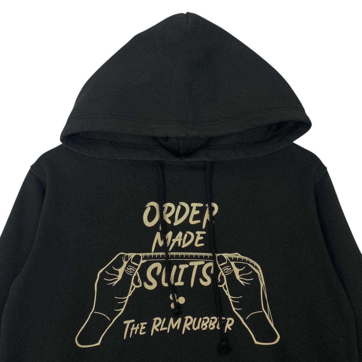Vintage Vintage The Rlm Rubber Hoodie Sweater Black Size M Size US M / EU 48-50 / 2 - 4 Thumbnail
