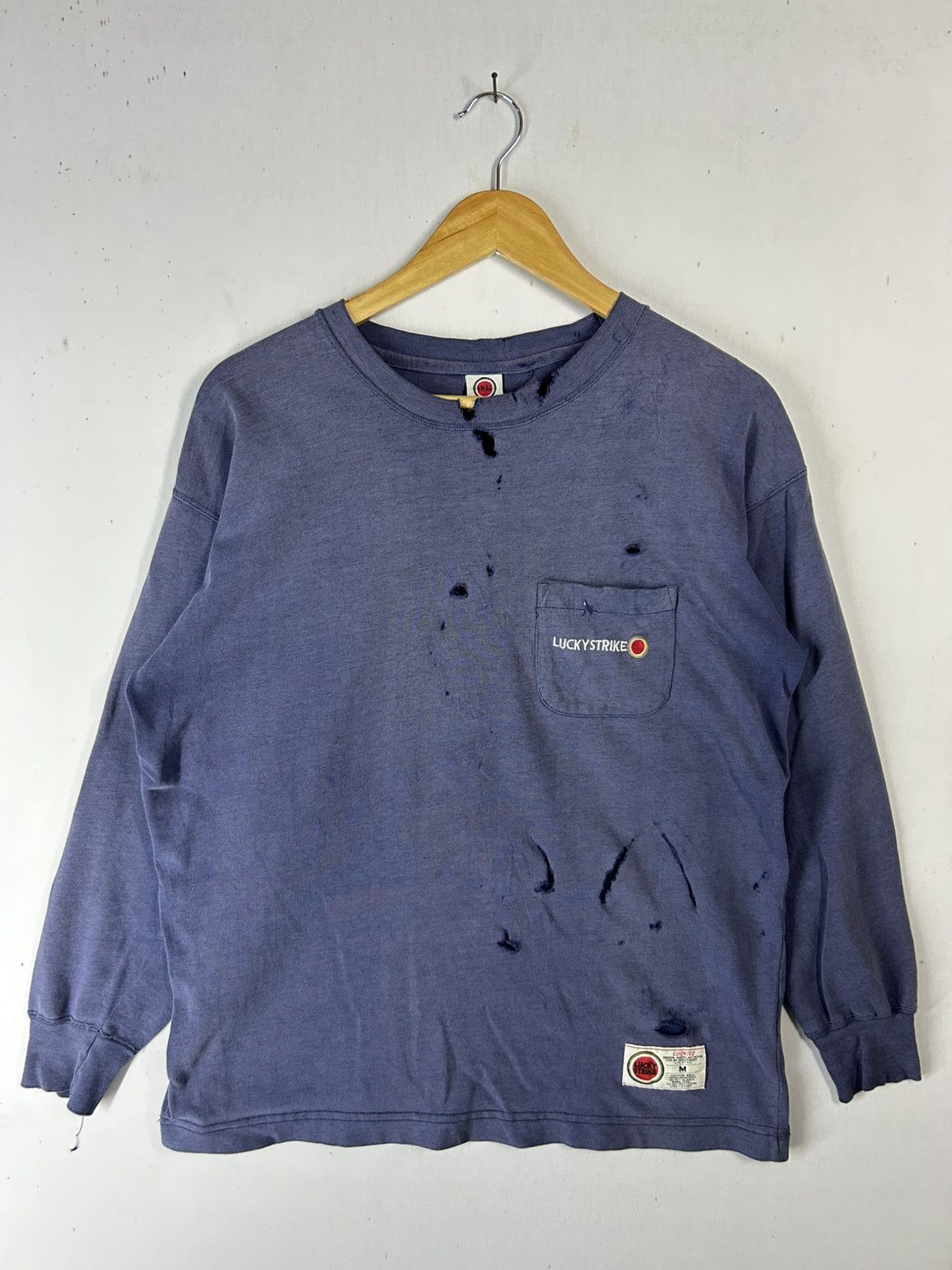 If Six Was Nine × Japanese Brand × Vintage Vintage Thrashed Sunfaded Lucky Strike Size US M / EU 48-50 / 2 - 1 Thumbnail