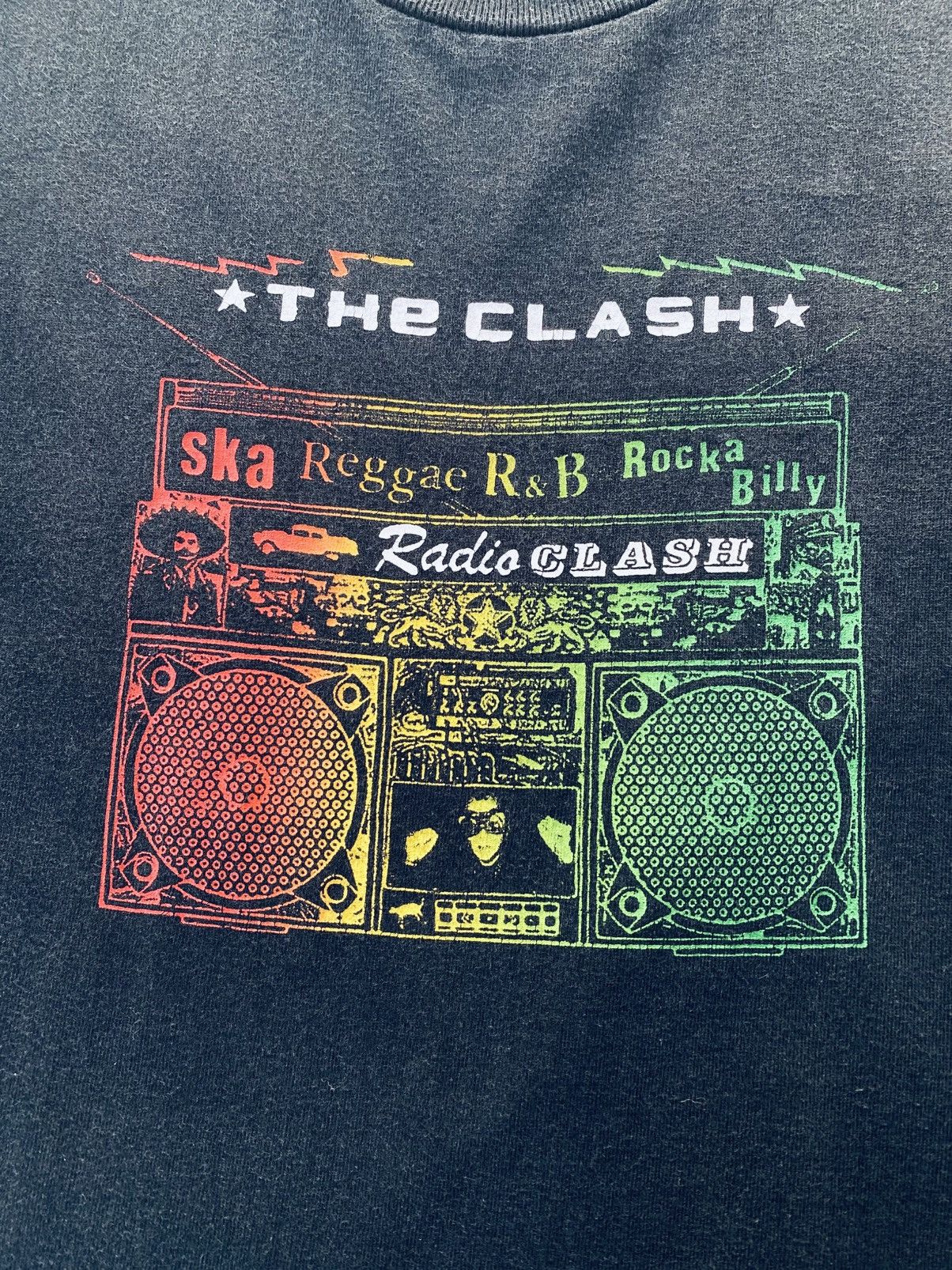 Band Tees Vintage The Clash Punk Band Tees - Radio Clash Size US S / EU 44-46 / 1 - 5 Thumbnail