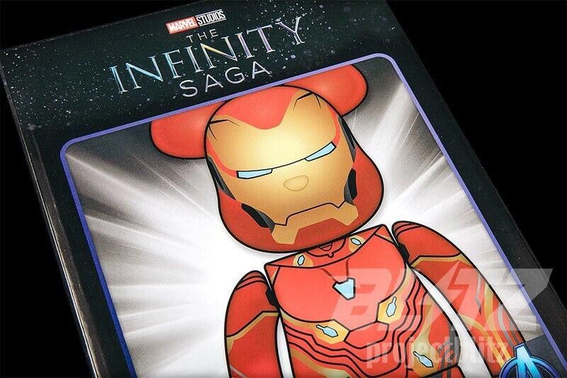 Medicom Toy MEDICOM BEARBRICK X MARVEL IRON MAN MARK 50 100% & 400% SET Size ONE SIZE - 1 Thumbnail