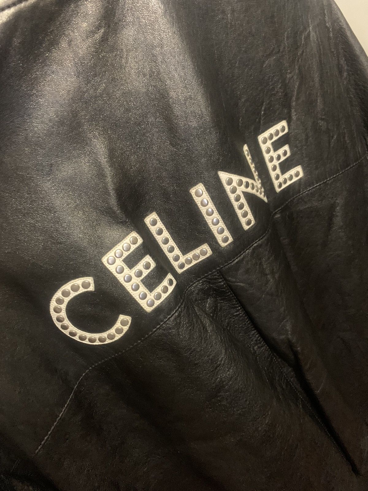 Celine Celine 2022SS Studded Lambskin Ma-1 jacket Size US M / EU 48-50 / 2 - 3 Thumbnail