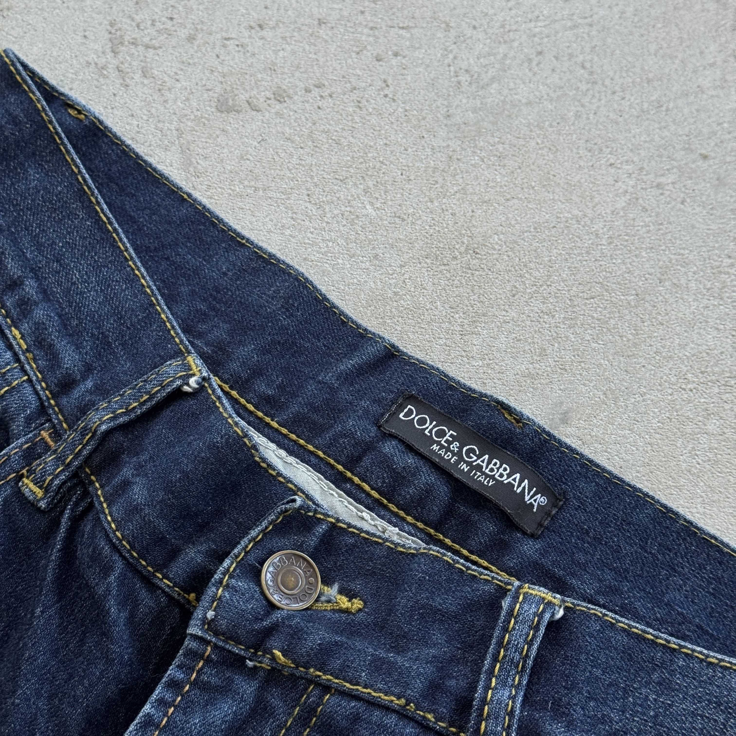 Dolce & Gabbana Dolce & Gabbana Made In Italy Dark Wash Denim Jeans Size 33 Size US 33 - 5 Thumbnail