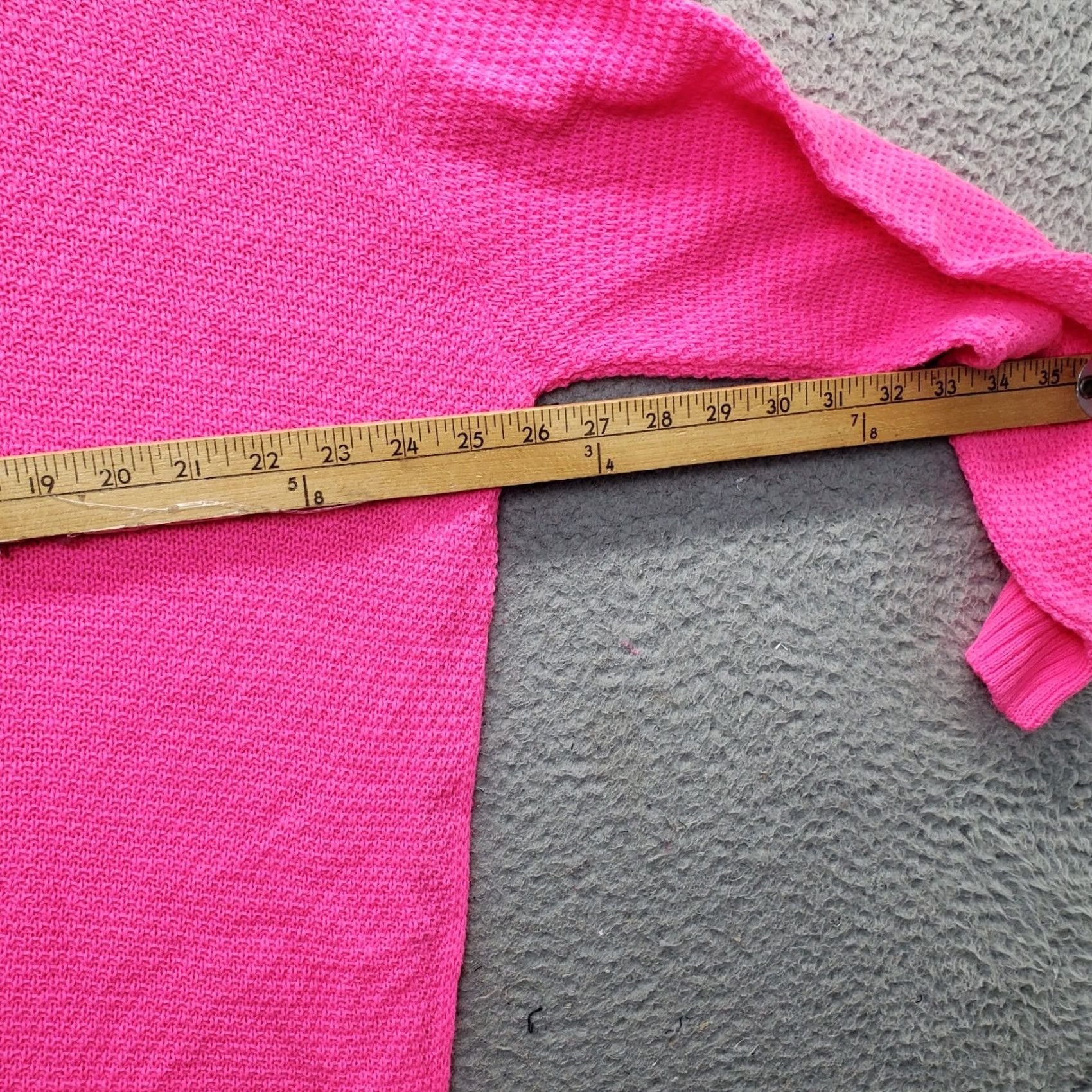 Boohoo Boohoo Pink Tunic Sweater Womens 14 Long Sleeve Pullover Moss Stitch Knit Crew Neck Casual Shirt Women Size XL / US 12-14 / IT 48-50 - 3 Thumbnail