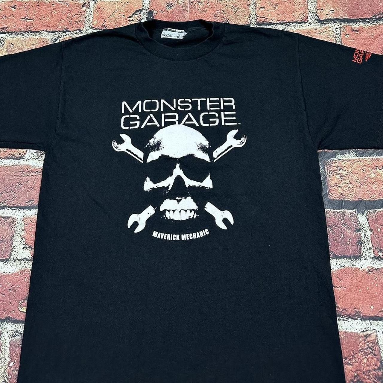 Vintage Monster Garage T Shirt Jesse James Discovery Channel 2003 Size US M / EU 48-50 / 2 - 2 Thumbnail