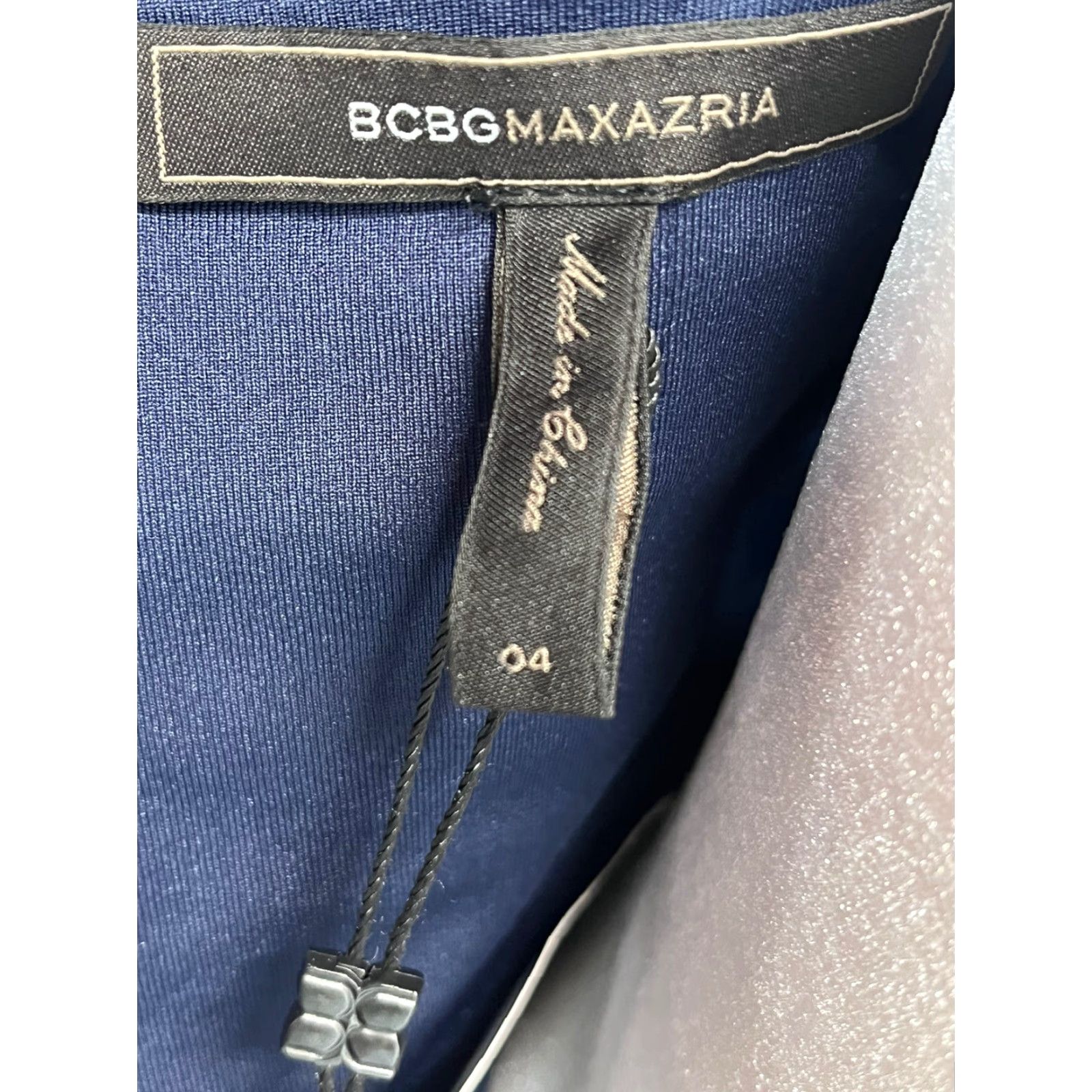 Bcbgmaxazria VINTAGE BCBGMAXAZRIA Women Dress Size 4 Sleeveless Mermaid Long Navy Black Size S / US 4 / IT 40 - 6 Thumbnail