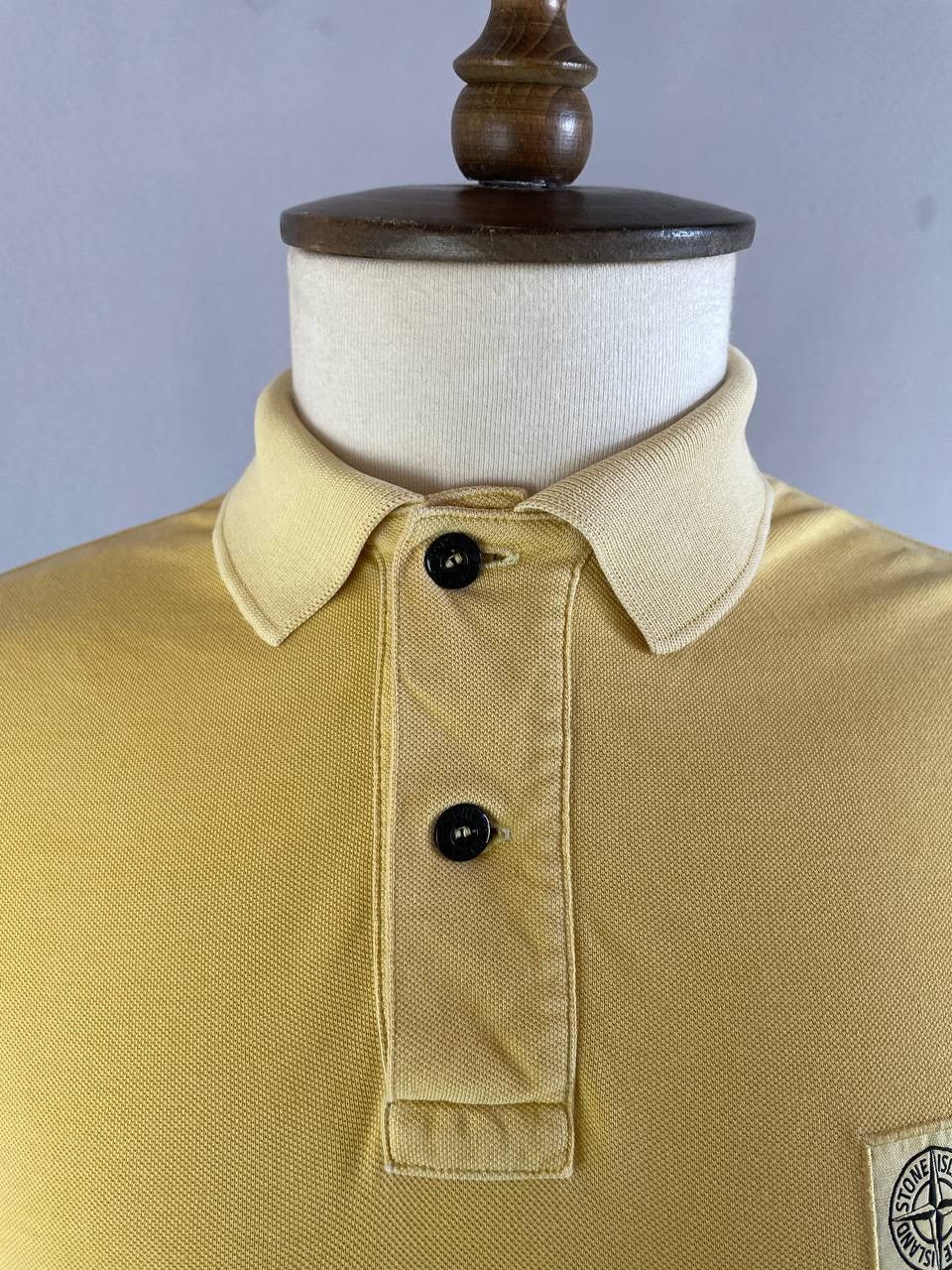 Stone Island Stone Island Polo Program Patch Tee T Shirt Yellow Size US M / EU 48-50 / 2 - 4 Thumbnail