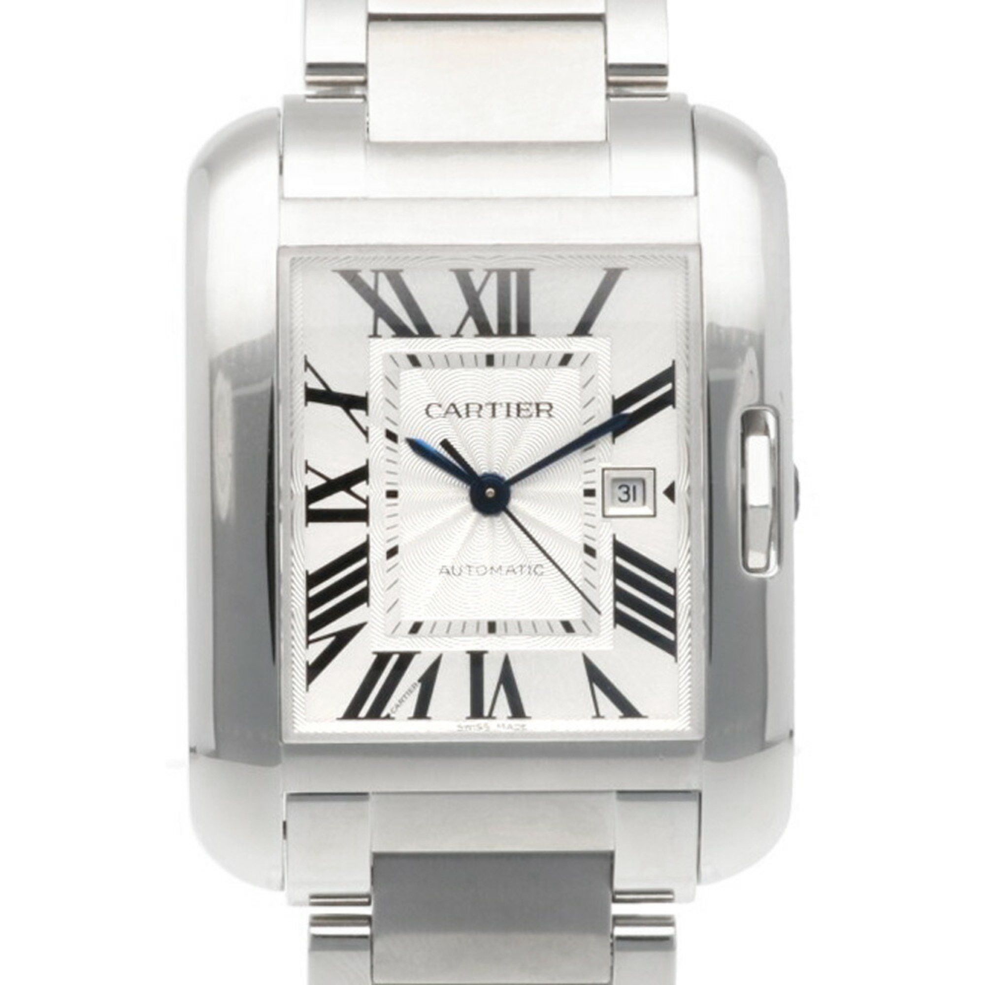 Cartier Cartier Tank Anglaise Watch, Stainless Steel 3511, Automatic, Men's, CARTIER, Overhauled Size ONE SIZE - 1 Thumbnail