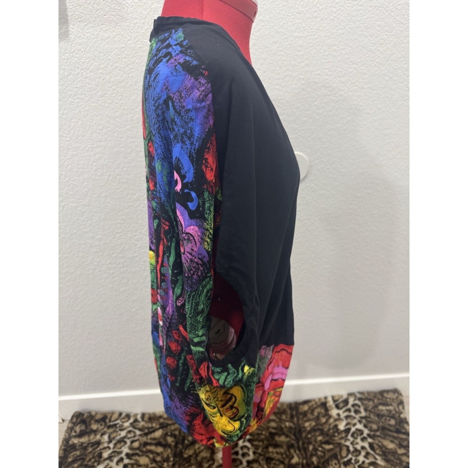 Jams World Jams World Hawaii FloralCardigan Open Front Shrug Top, Size M / US 6-8 / IT 42-44 - 2 Thumbnail