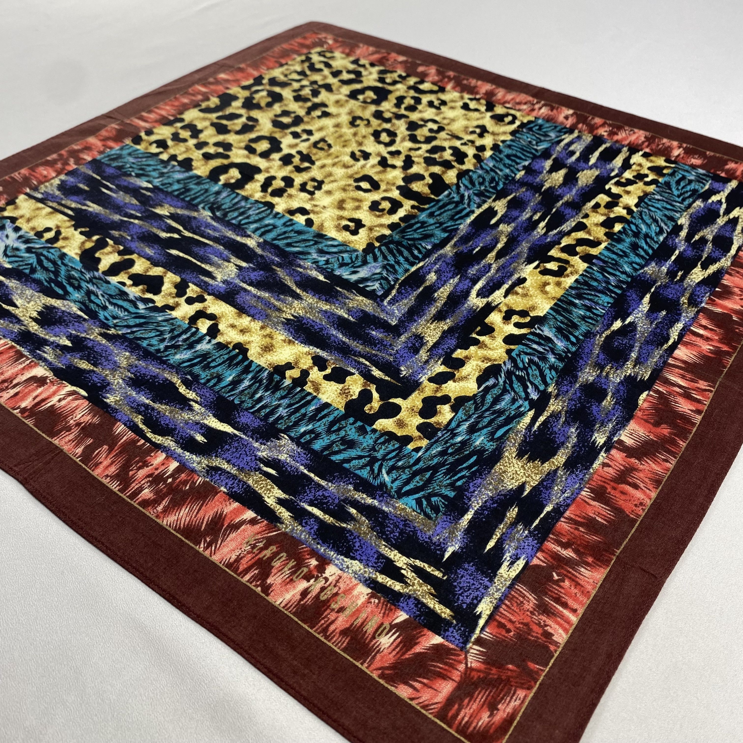Hiroko Koshino Homme × Vintage Hiroko Koshino Homme Handkerchief / Neckerchief-P1557 Size ONE SIZE - 2 Thumbnail