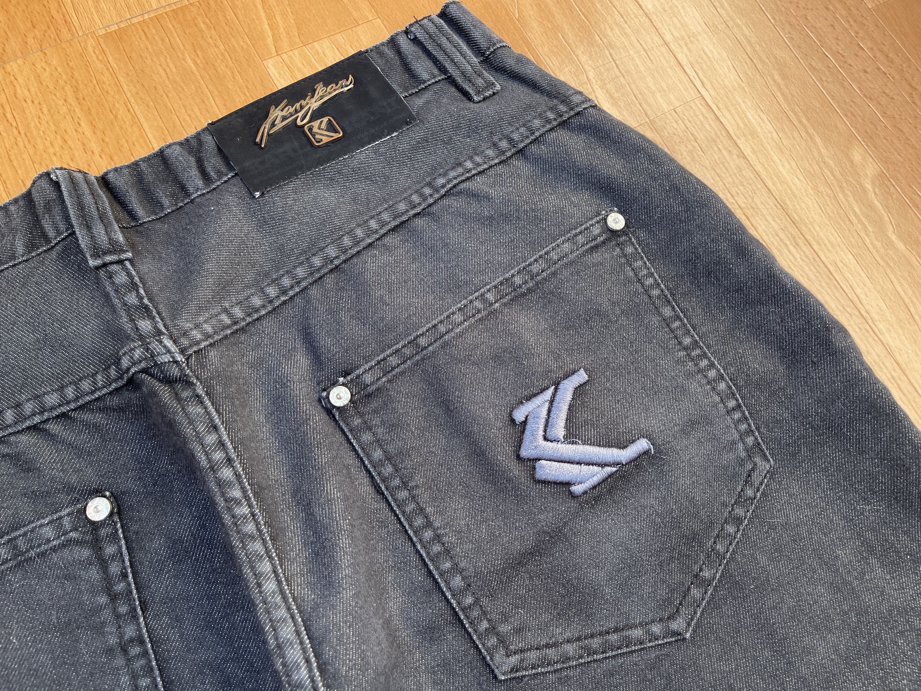 Karl Kani KARL KANI jeans shiny vintage baggy jeans silver metallic 34 Size US 34 / EU 50 - 6 Thumbnail