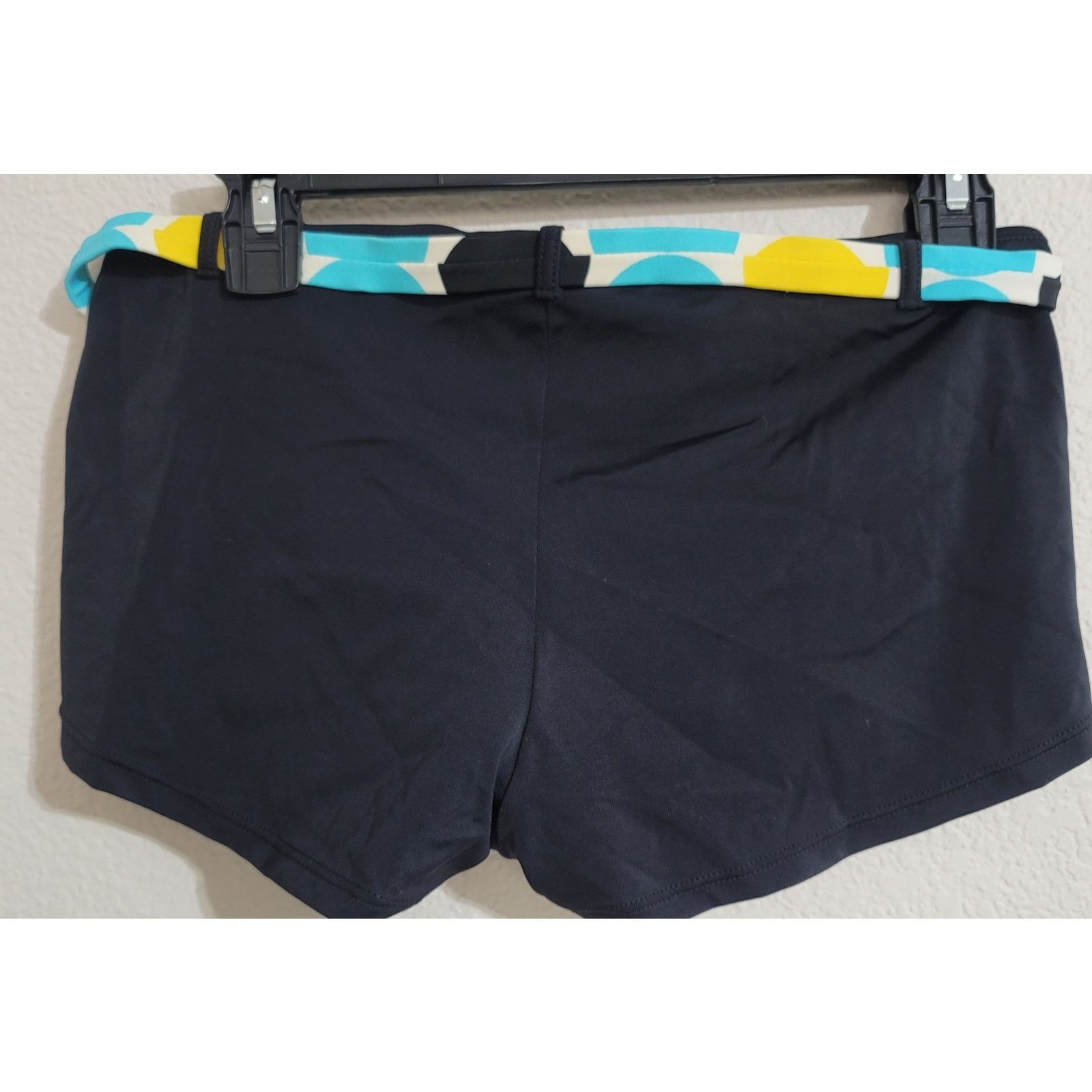 Other Malibu Black Teal Yellow Cheeky Swim Bottoms Large Size ONE SIZE - 3 Thumbnail