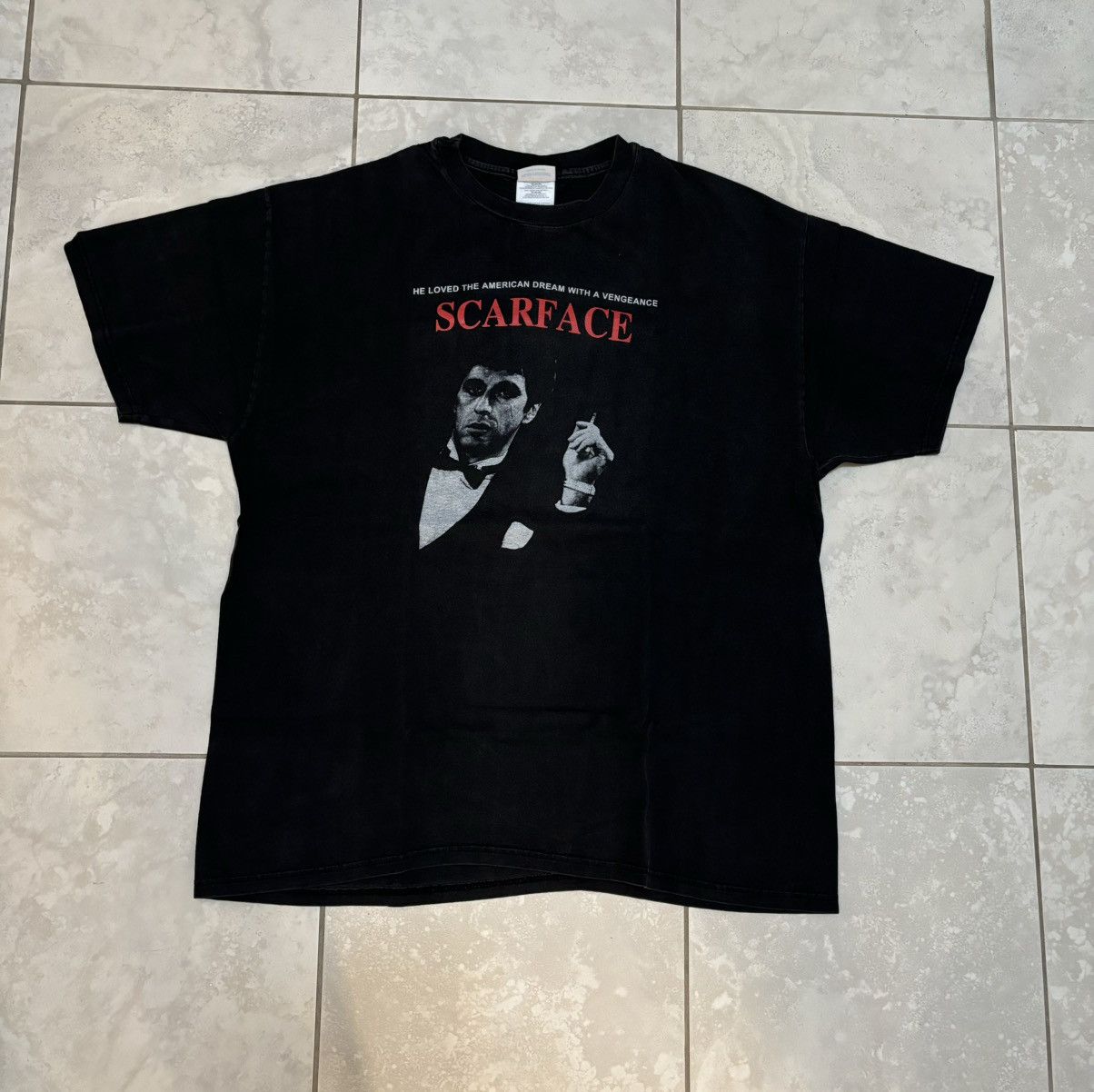 Vintage Rare Vintage Scarface Tony Montana Al Pacino Movie T Shirt Size US XL / EU 56 / 4 - 1 Thumbnail