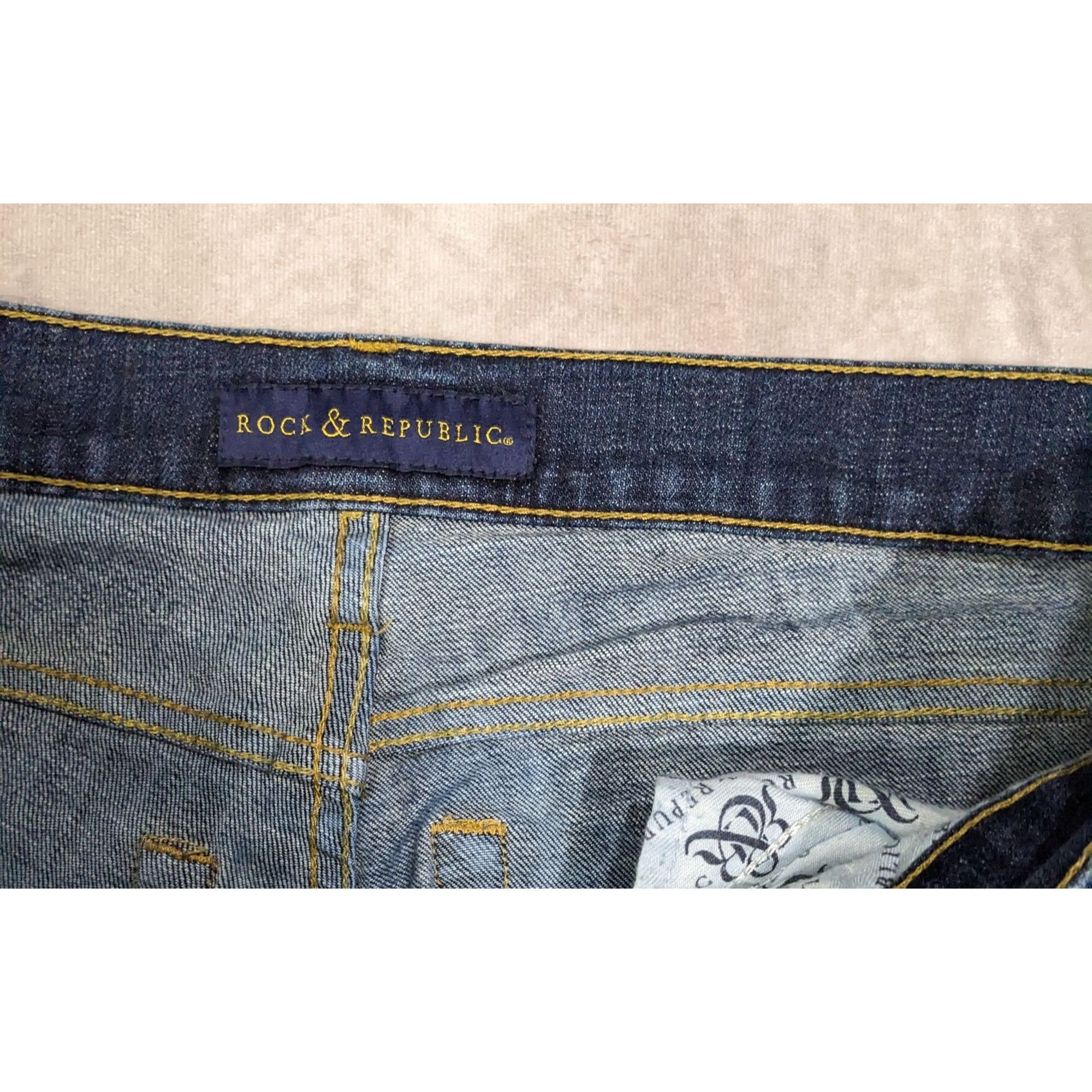 Rock & Republic Trendy Kasandra Jeans by Rock & Republic Size 34" / US 12 / IT 48 - 4 Thumbnail