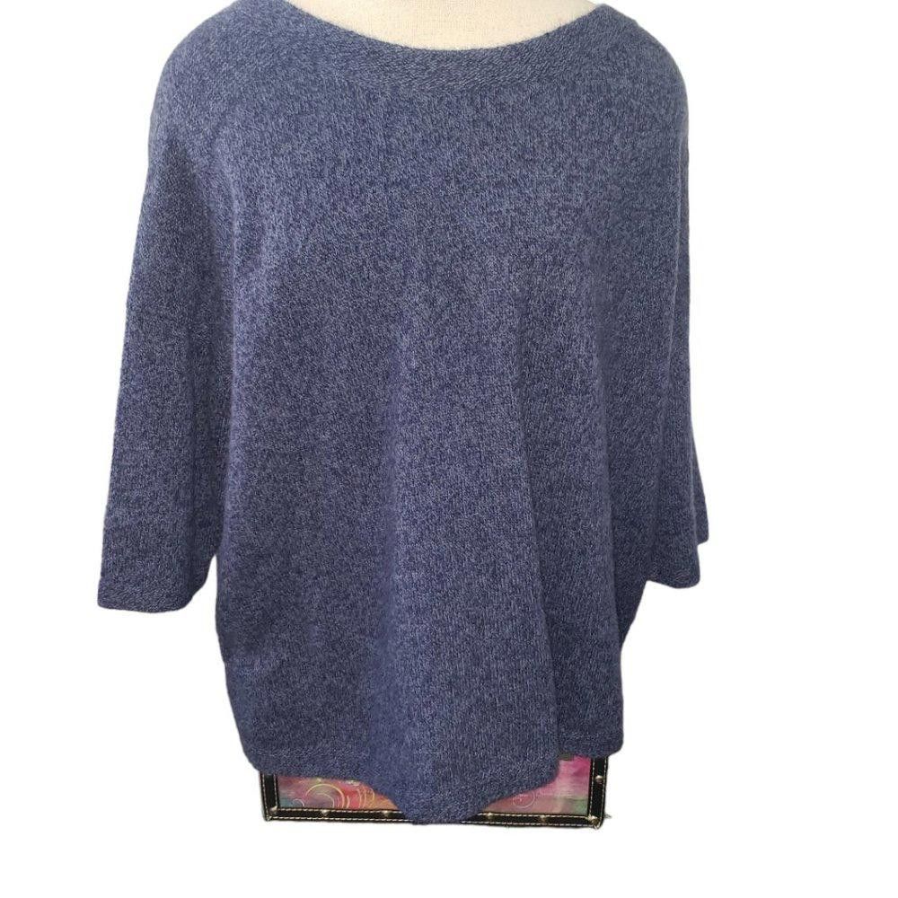 Designer CT788a Peruvian Connection Royal Alpaca Blue Sweater M/L Size M / US 6-8 / IT 42-44 - 1 Thumbnail