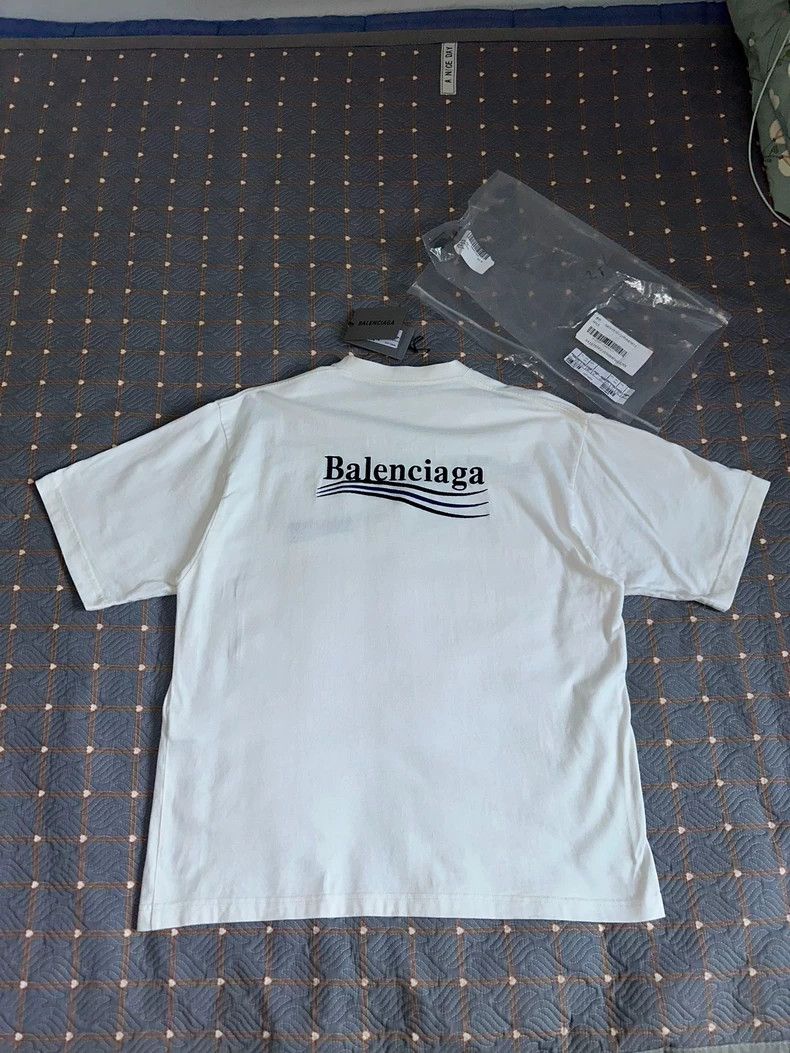 Balenciaga White cola short sleeves