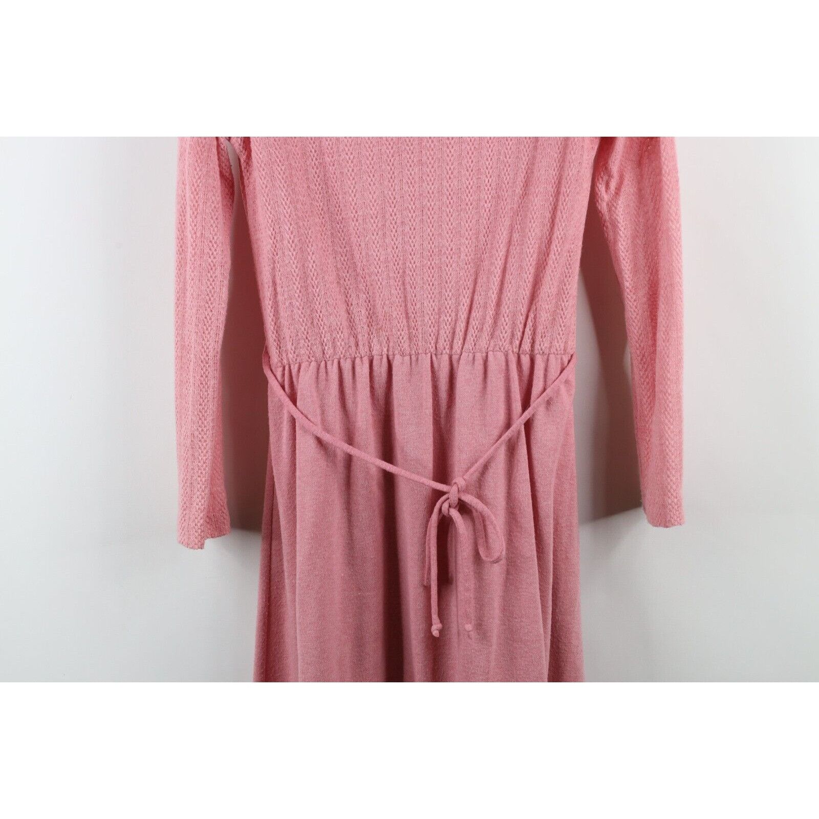 Vintage Vintage 70s Streetwear Distressed Crochet Knit Dress Size XXL / US 16-18 / IT 52-54 - 3 Thumbnail