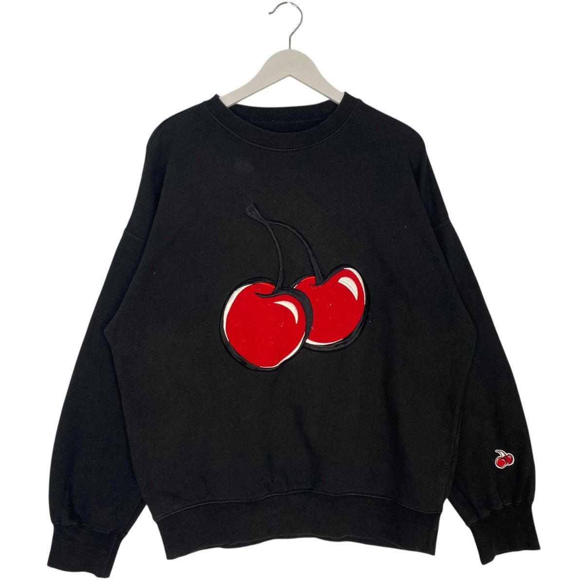 Vintage Vintage KIRSH Sweatshirt Crewneck Black Big Logo Size M Size US M / EU 48-50 / 2 - 2 Thumbnail