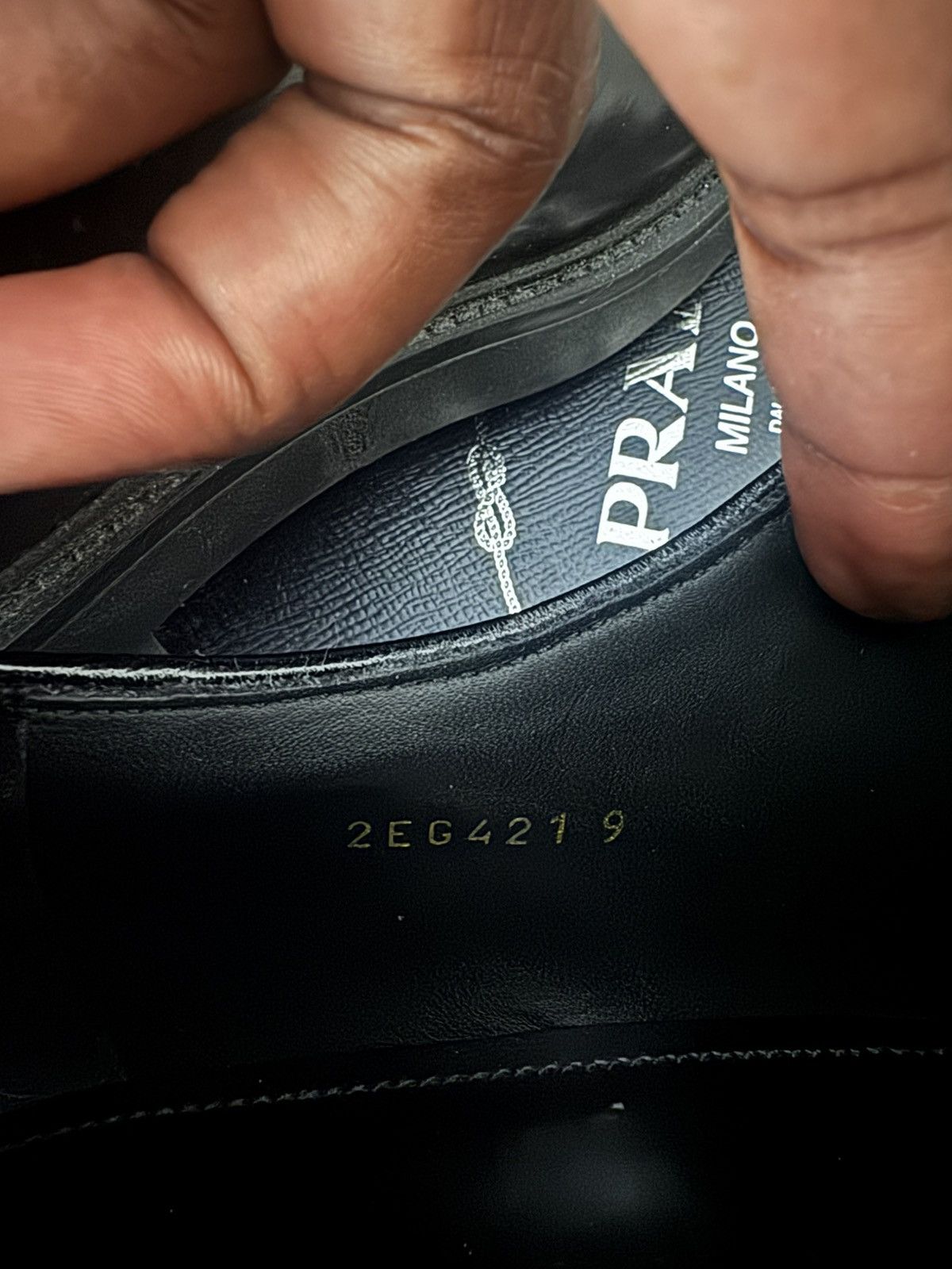 Prada Prada oblique lace up shoe Size US 10 / EU 43 - 8 Thumbnail
