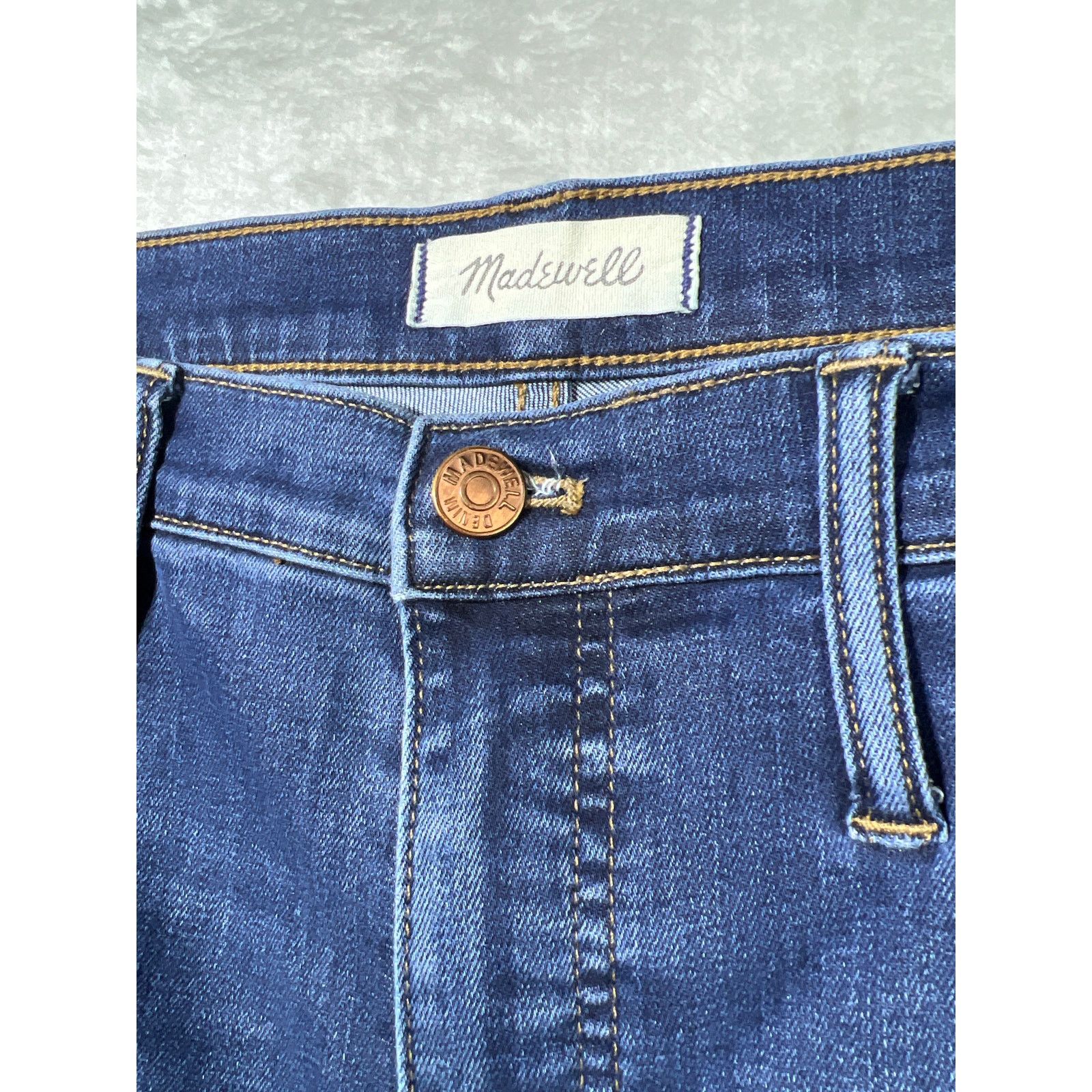 Madewell Madewell Size 32 Lemar Wash 10" High Rise Skinny Jeans Size 32" / US 10 / IT 46 - 2 Thumbnail