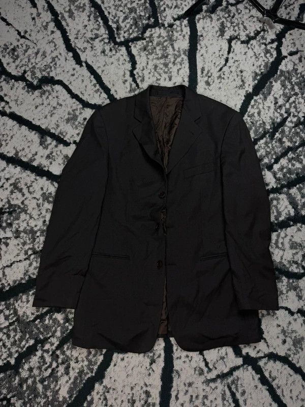 Vintage Balmain jacket brown 50 M viscose wool