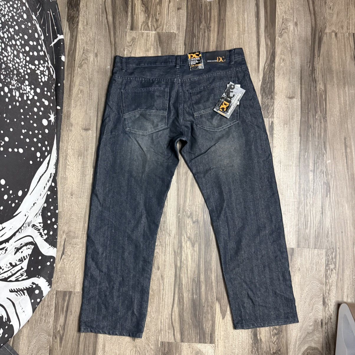 Other Denim Culture Relaxed Fit Men's Dark Indigo Jeans Size US 38 / EU 54 - 6 Thumbnail