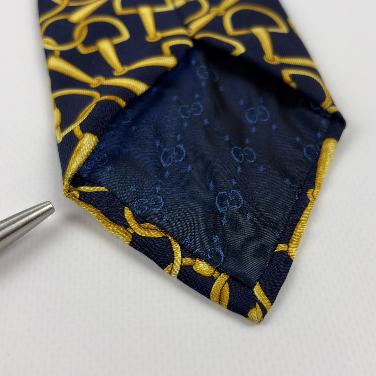 Gucci Gucci Vintage Silk Tie rare nice design Made in Italy Size ONE SIZE - 24 Thumbnail