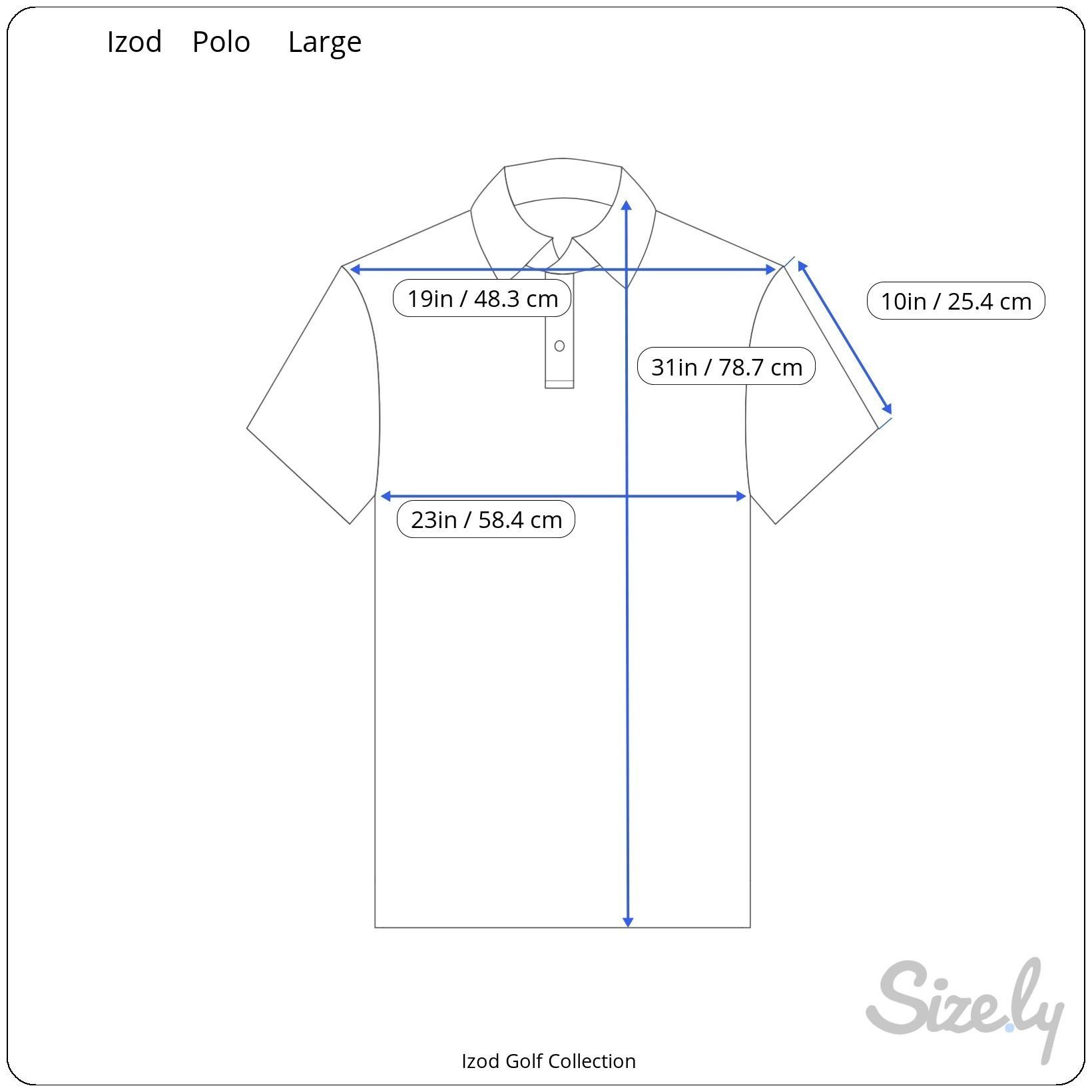 Izod Izod Golf Collection Xtreme Function Checked Pattern Polo L Size US L / EU 52-54 / 3 - 5 Thumbnail