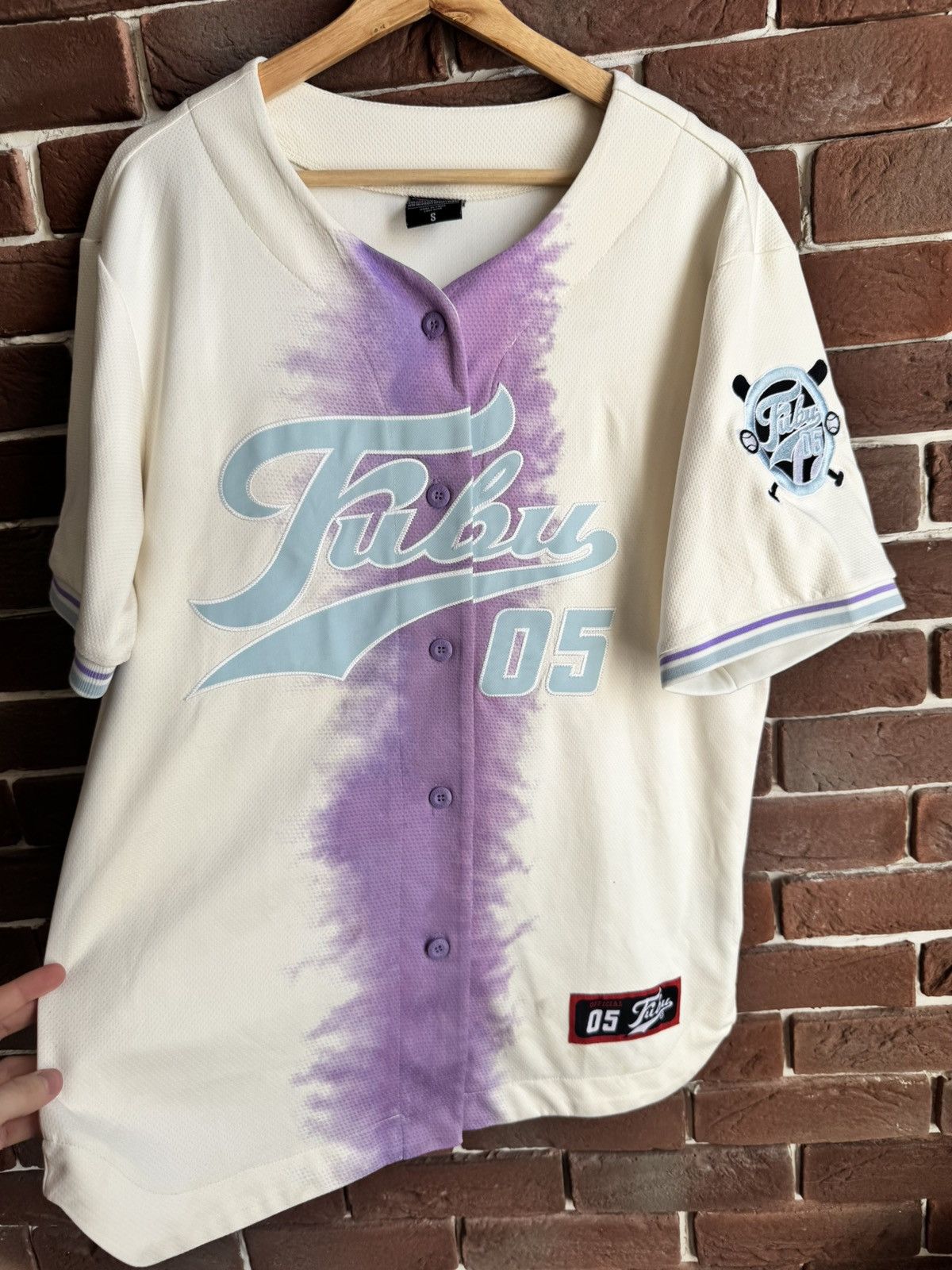 Fubu Vintage Fubu Baseball Jersey Button Ups T-Shirt Hip hop S Size US S / EU 44-46 / 1 - 4 Thumbnail