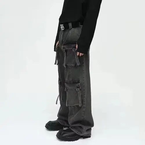 Japanese Brand × Jean Multi Pockets Cargo Baggy jeans Size US 30 / EU 46 - 3 Thumbnail