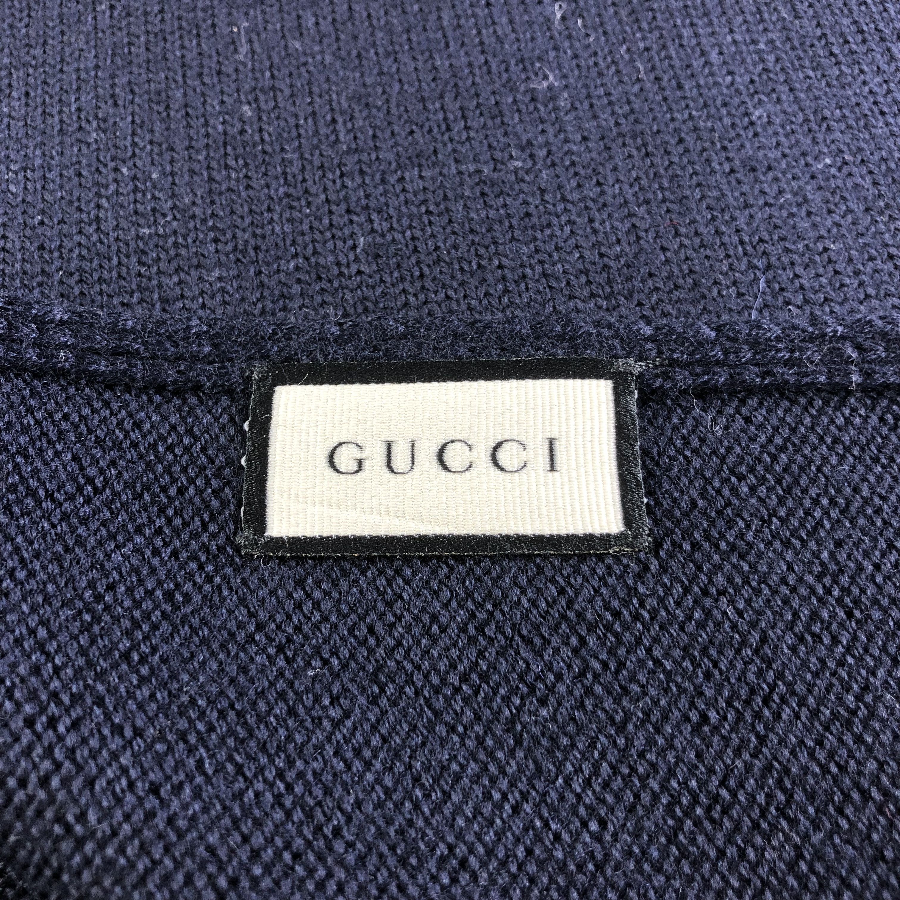 Gucci Gucci Wool Scarf Muffler Neck Wrap V1774 Size ONE SIZE - 4 Thumbnail
