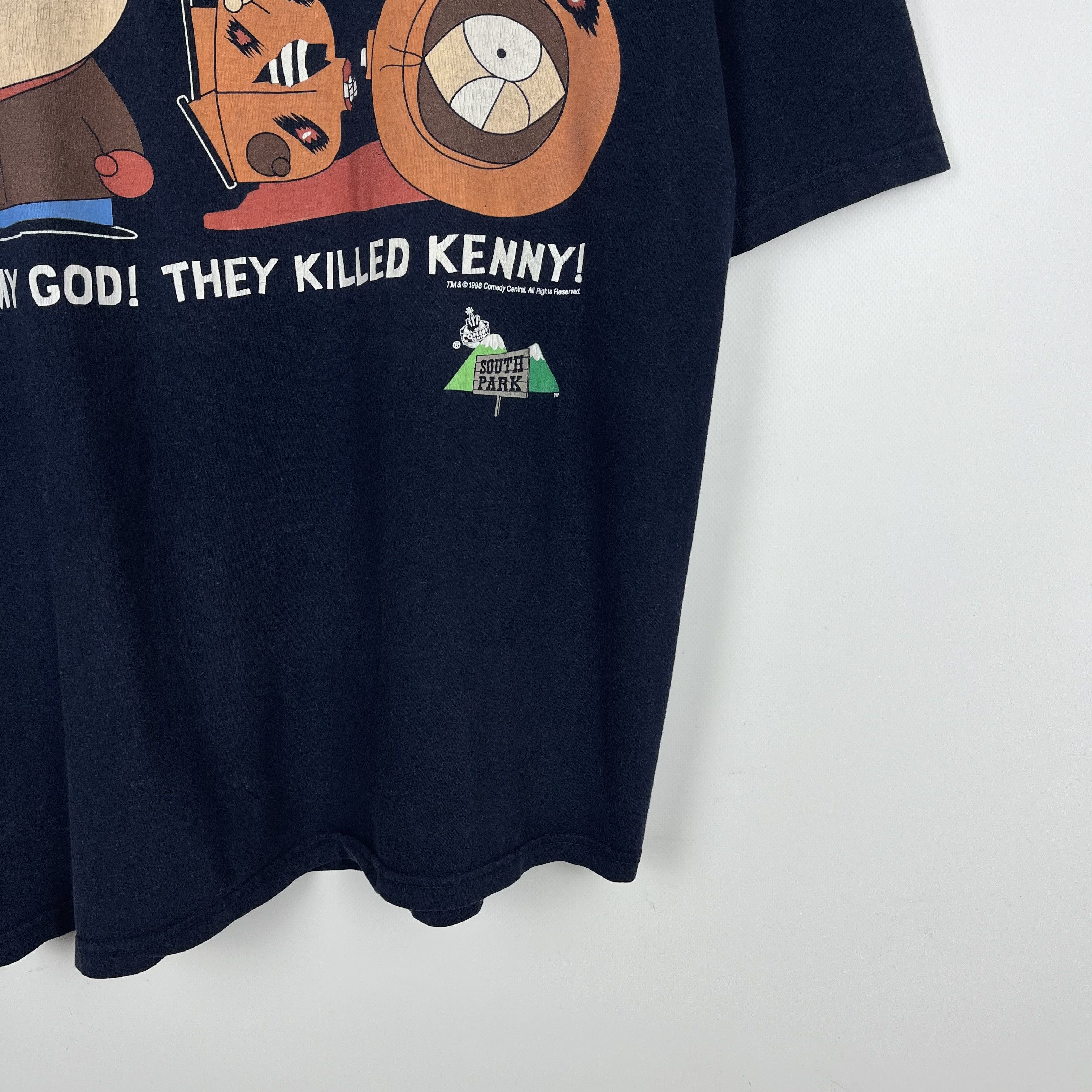 Cartoon Network Vintage South Park “They Killed Kenny” Cartoon T Shirt 1998 Size US XL / EU 56 / 4 - 3 Thumbnail