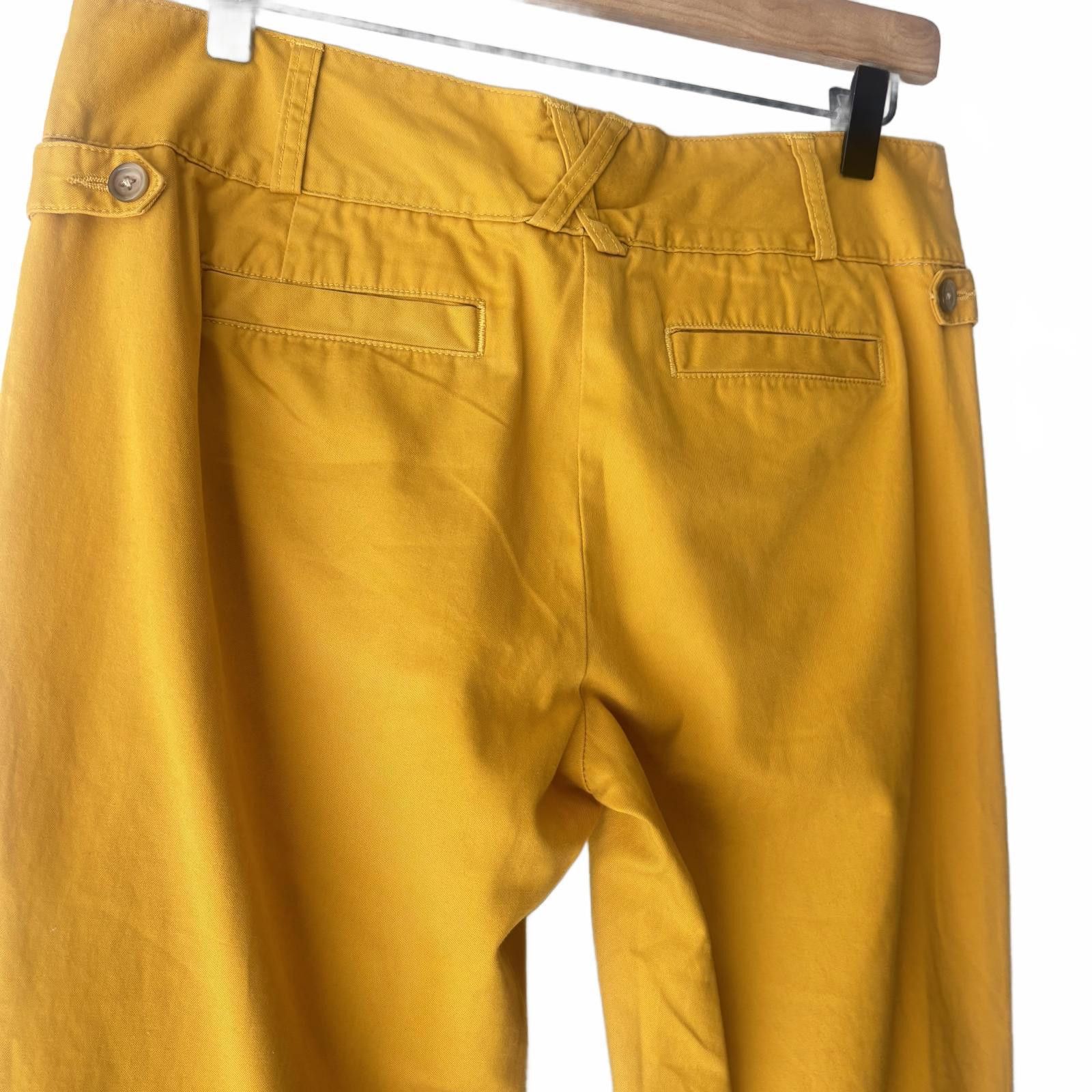 Lands' End Lands' End Women's Casual Pants - Bright Orange, Size 4 Size 27" / US 4 / IT 40 - 9 Thumbnail