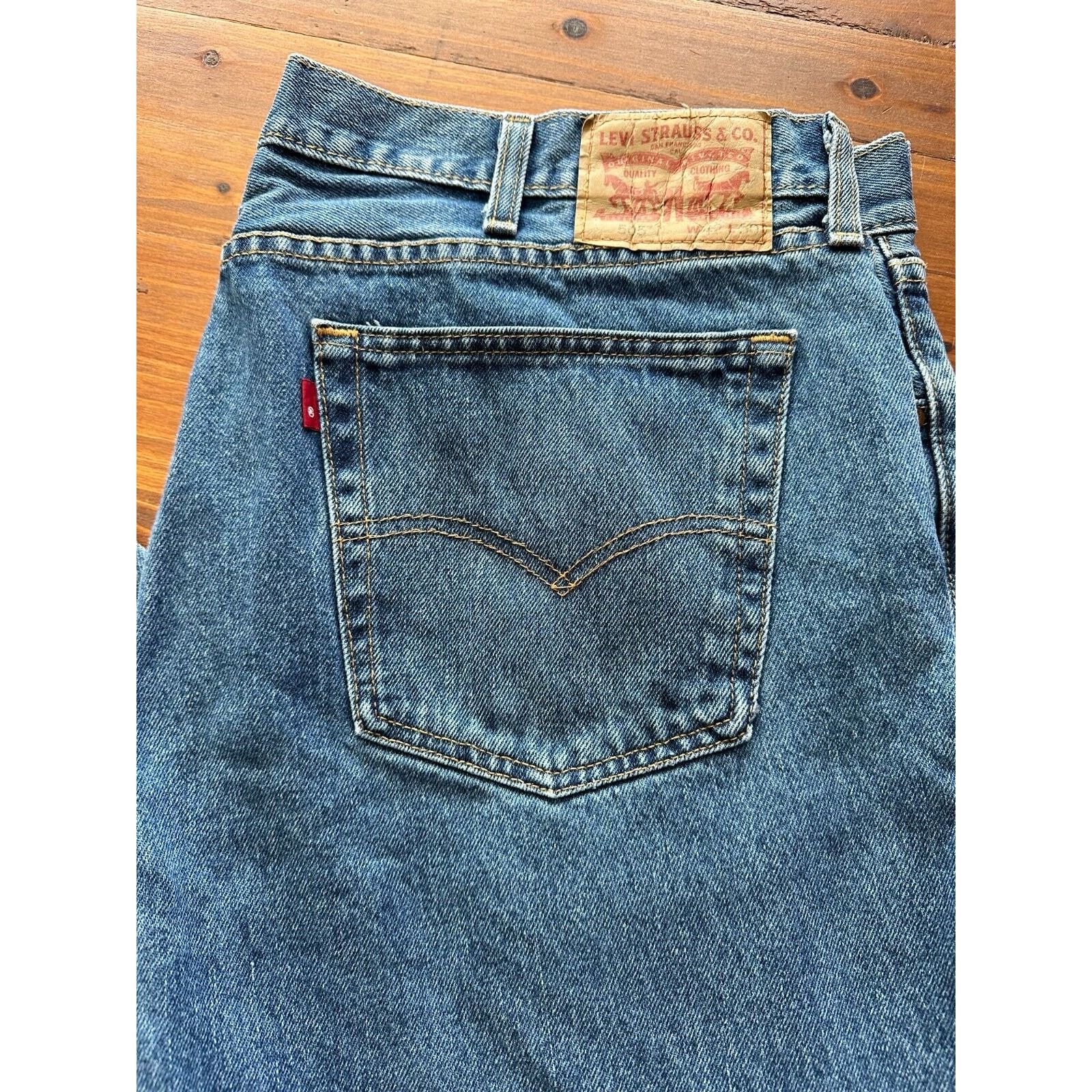Levi's Levis 505 Regular Fit Blue Jeans 40x32 Clean NormcorpWestern Size US 40 / EU 56 - 2 Thumbnail