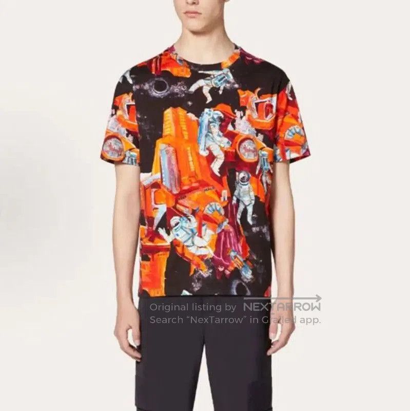 Valentino Valentino Multicolor Cotton Men's T-Shirt . Size US S / EU 44-46 / 1 - 6 Thumbnail