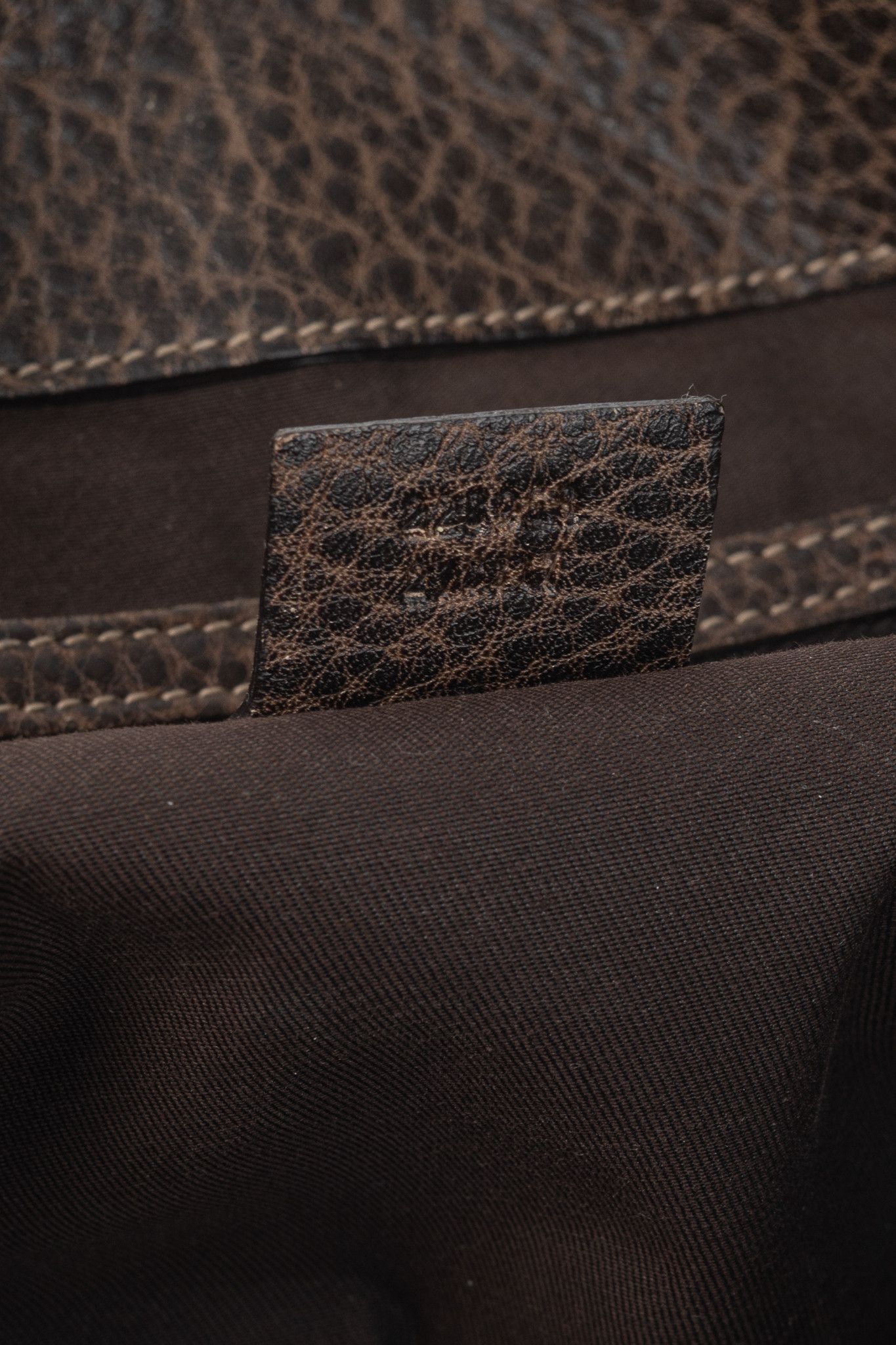 Gucci Gucci New Pelham Brown Guccissima Leather Large Shoulder Bag Size ONE SIZE - 13 Thumbnail