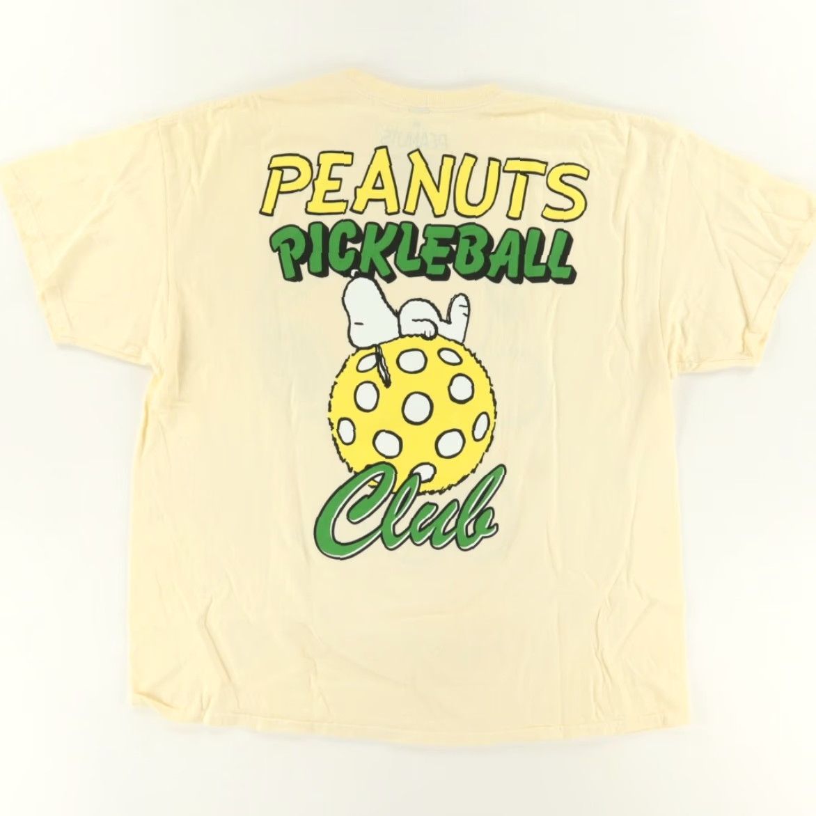 Peanuts Peanuts Snoopy Pickleball Screen Print Shirt Yellow Men's 2XL Size US XXL / EU 58 / 5 - 4 Thumbnail