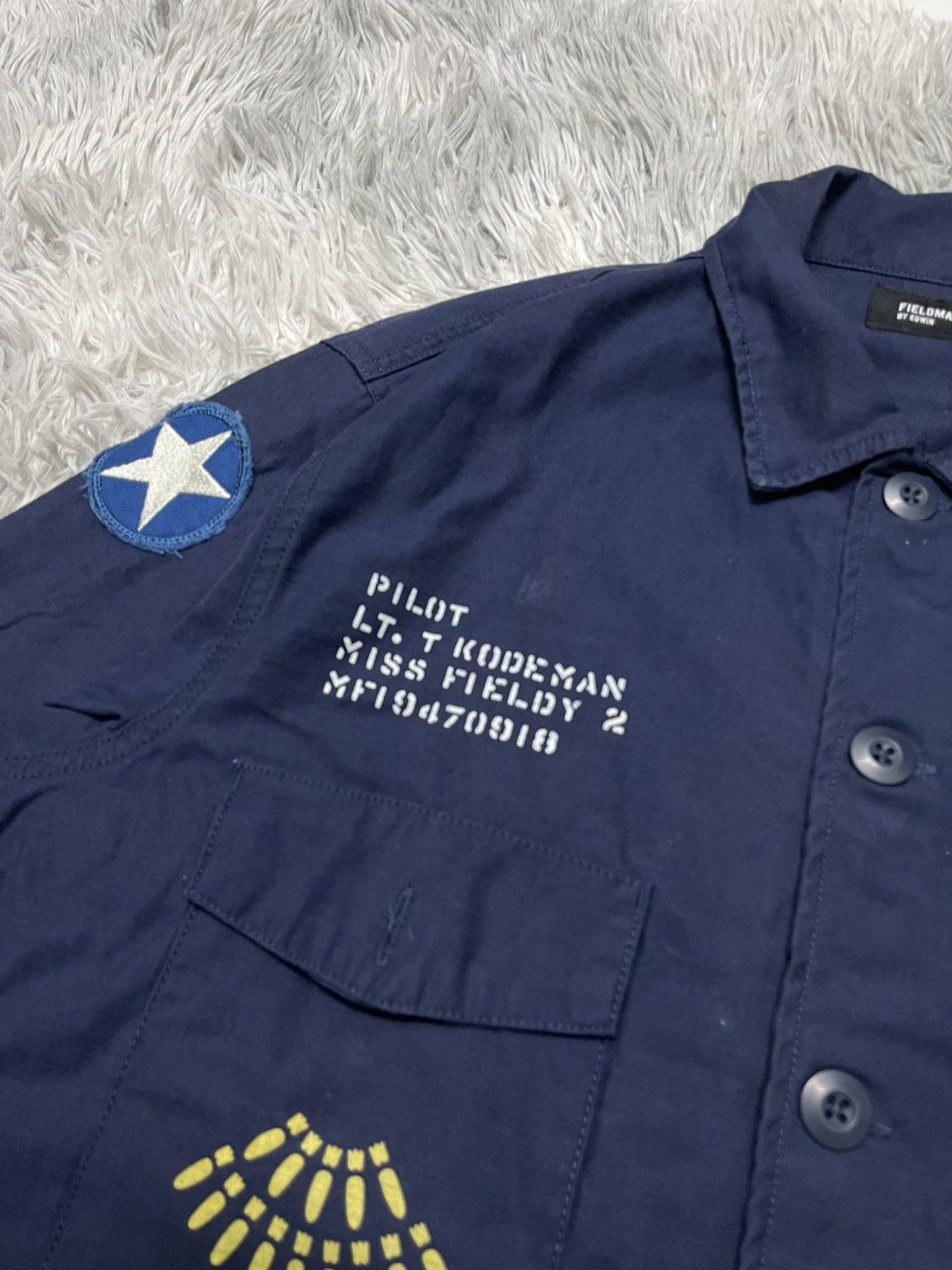 Edwin VINTAGE FIELDMAN BY EDWIN US AIRBONE MILITARY SHIRT Size US L / EU 52-54 / 3 - 9 Thumbnail