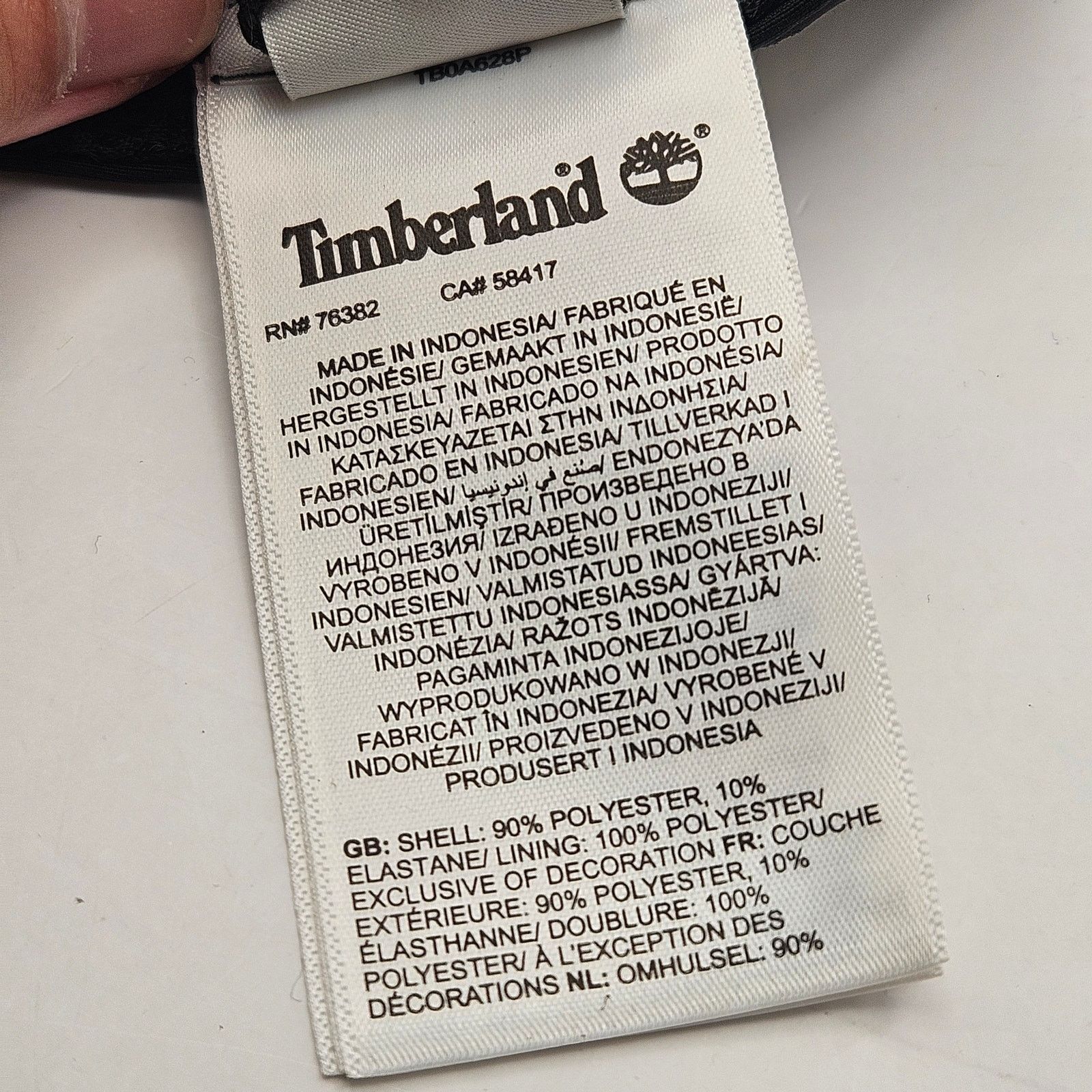 Timberland TIMBERLAND UNISEX OS BLK EMBROIDERED LOGO VISOR ADJUSTABLE Size ONE SIZE - 6 Thumbnail