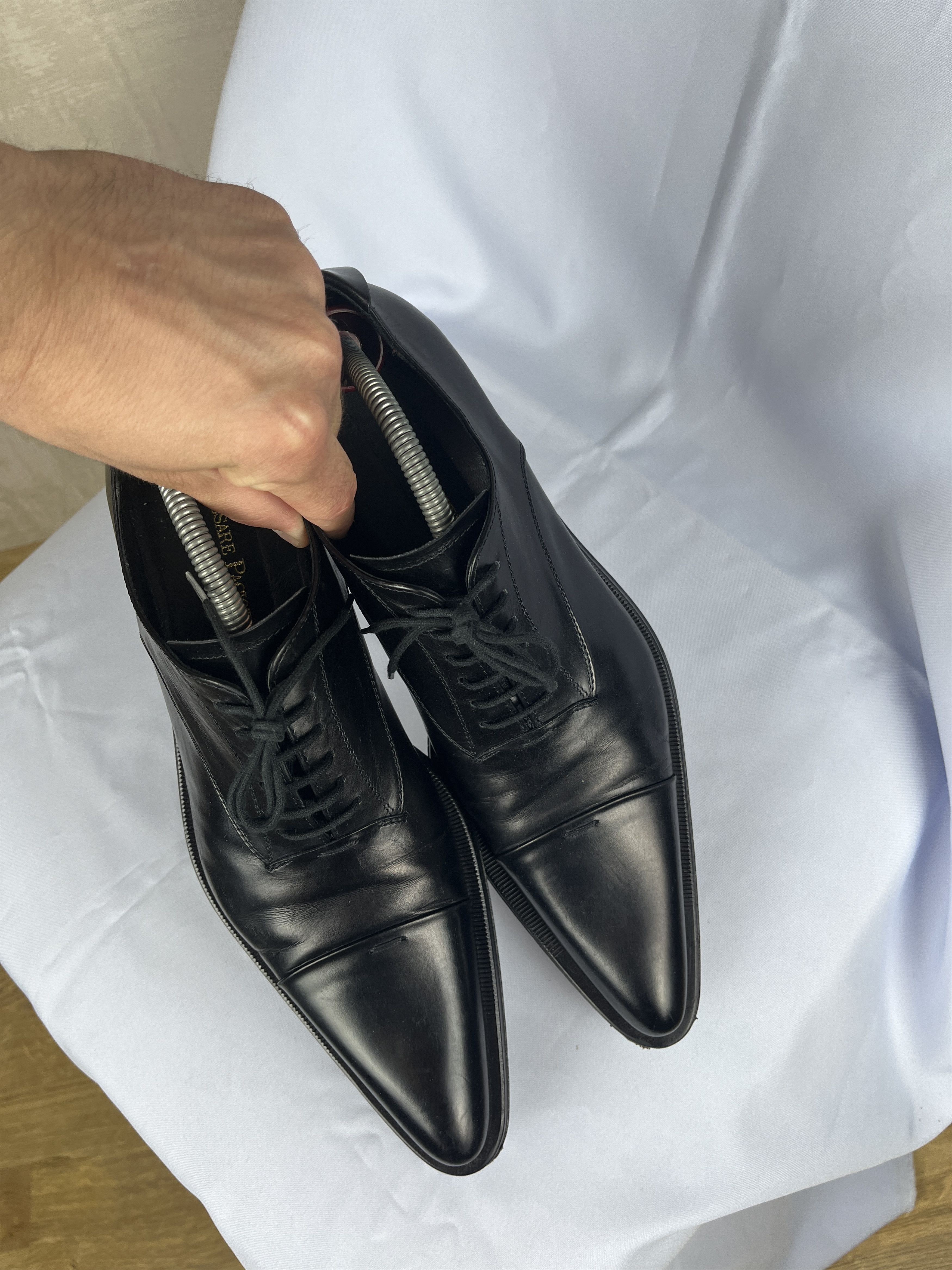 Paciotti Cesare Paciotti Leather Lace Ups Dress Shoes Made in Italy Size US 7 / EU 40 - 7 Thumbnail